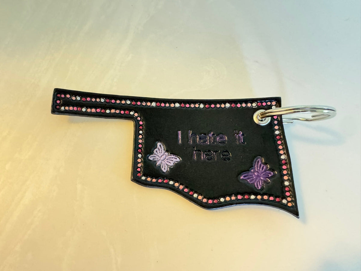 I Hate It Here Keychain