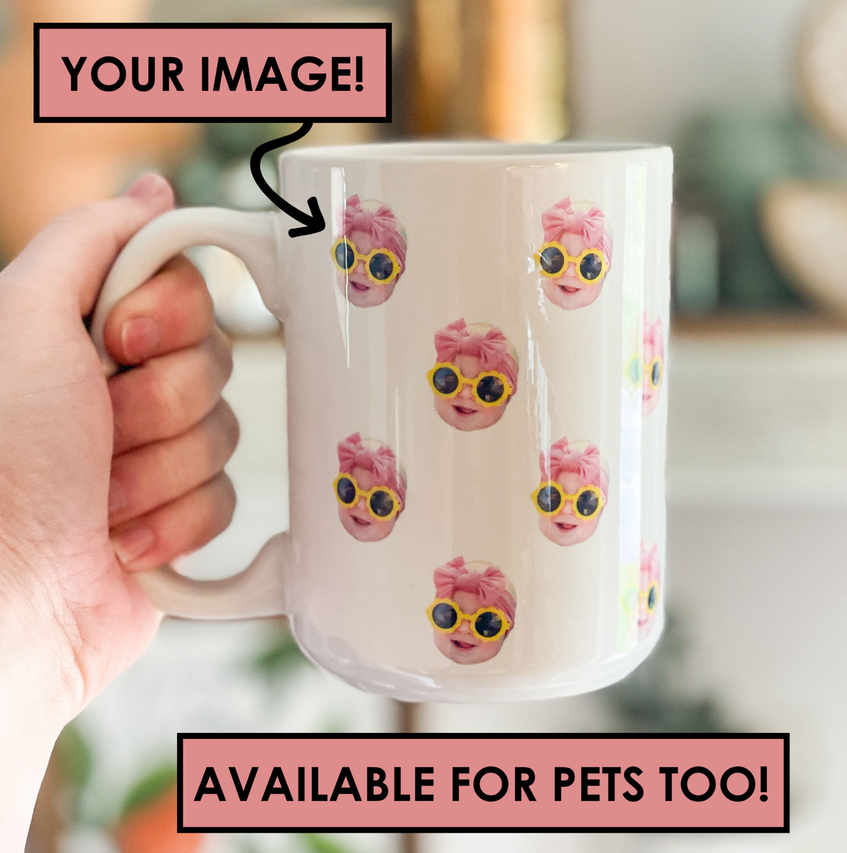 Custom Face Mug - Your Photos on a Mug