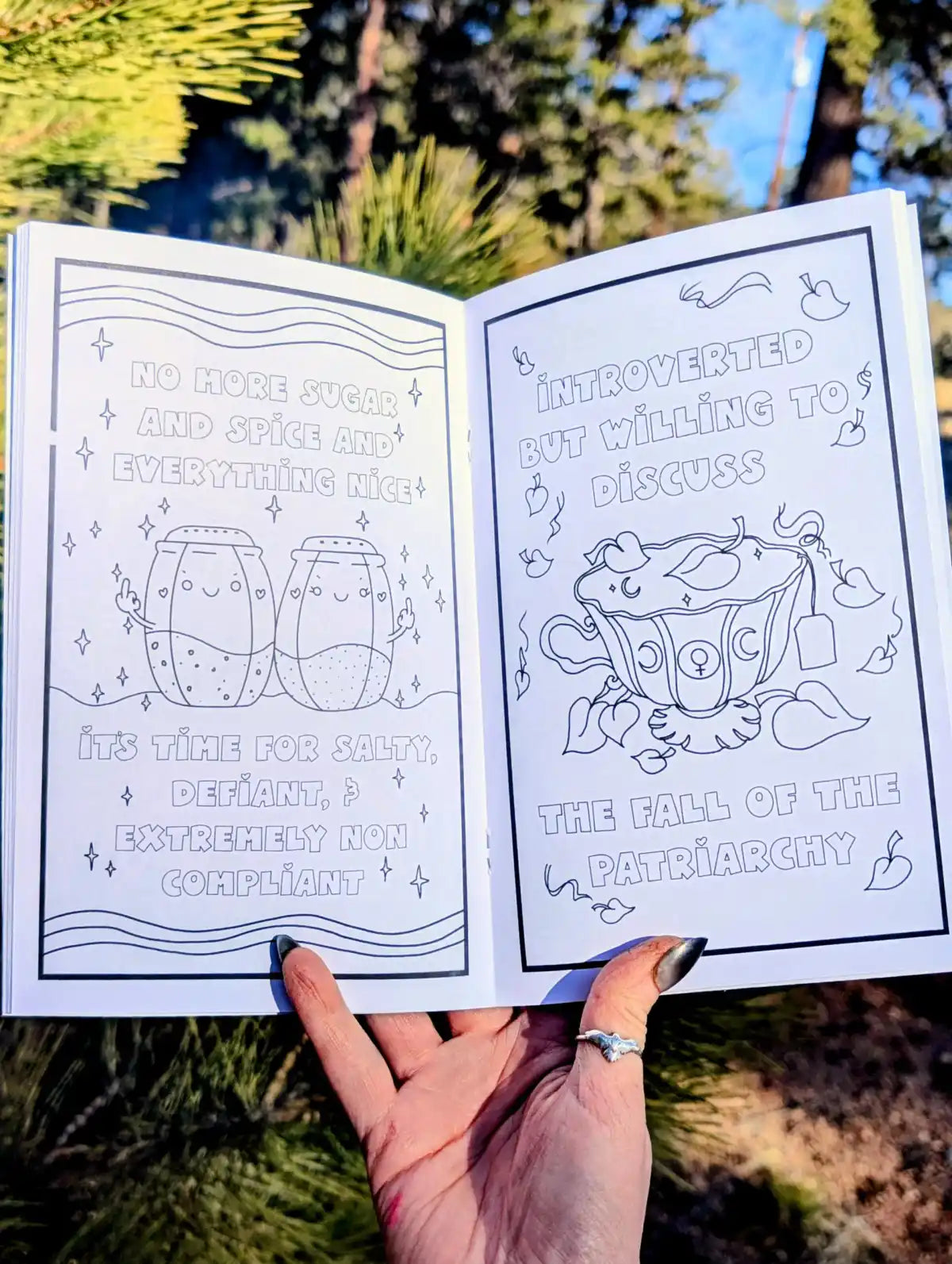 Antifa Anti-fascist Coloring Book, Radical Leftist Scum Book, Smash the Patriarchy hobby