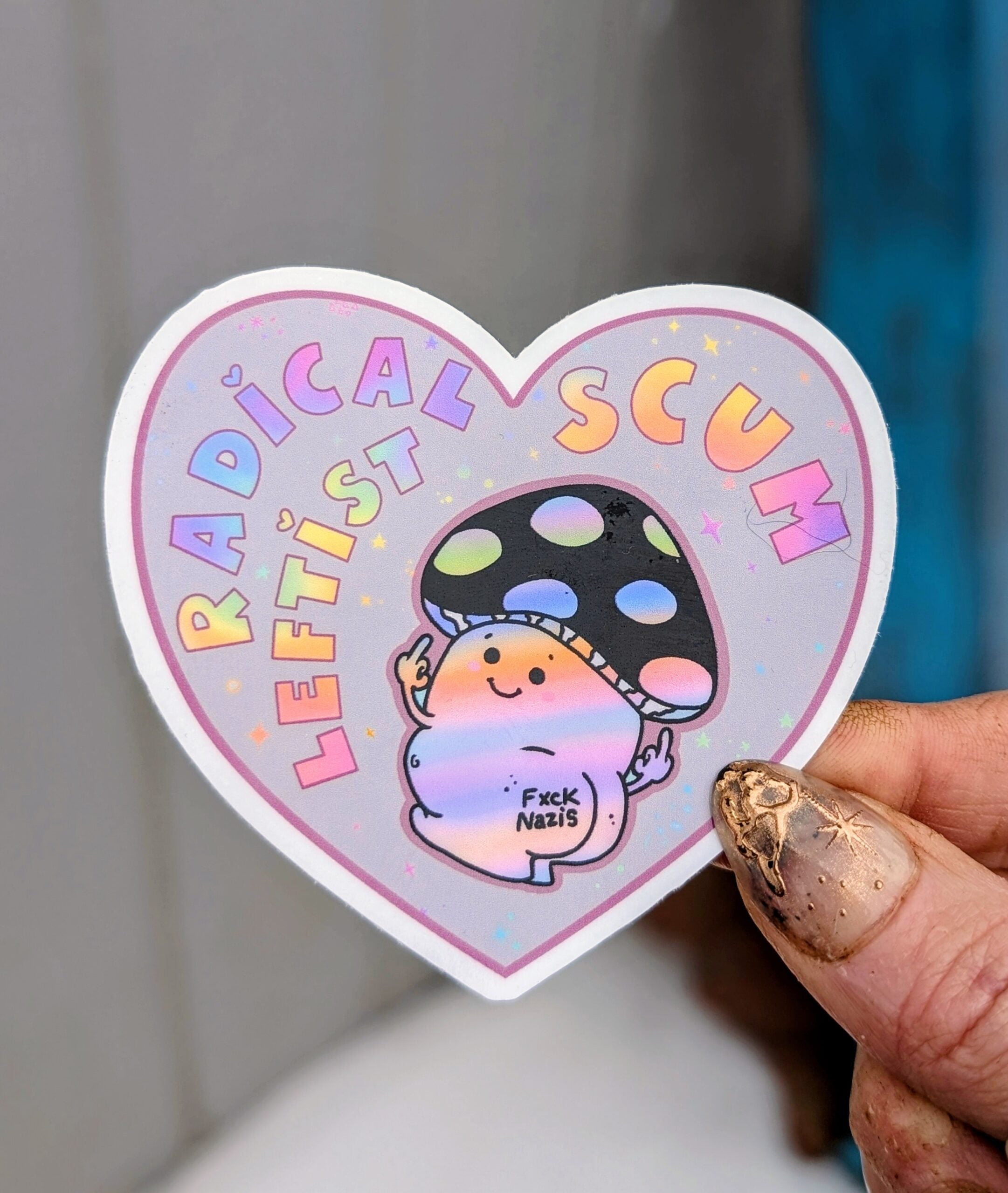 Radical Leftist Scum, RLS Vinyl Sticker