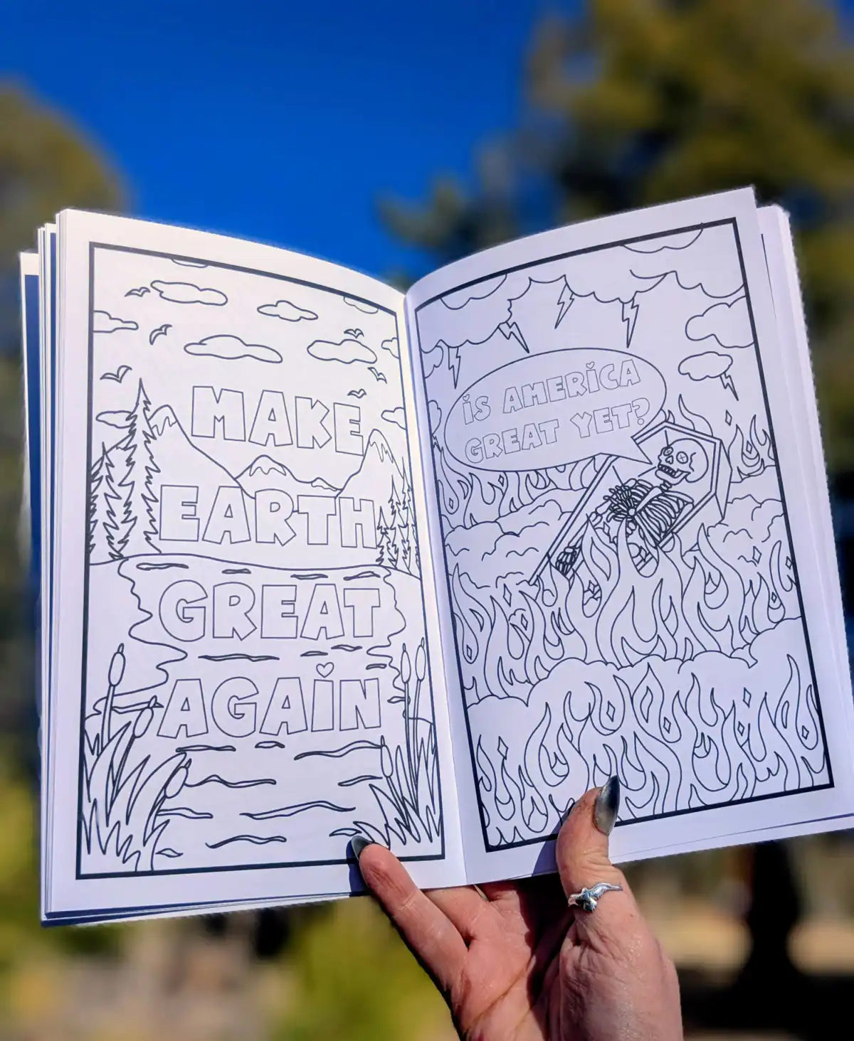 Antifa Anti-fascist Coloring Book, Radical Leftist Scum Book, Smash the Patriarchy hobby
