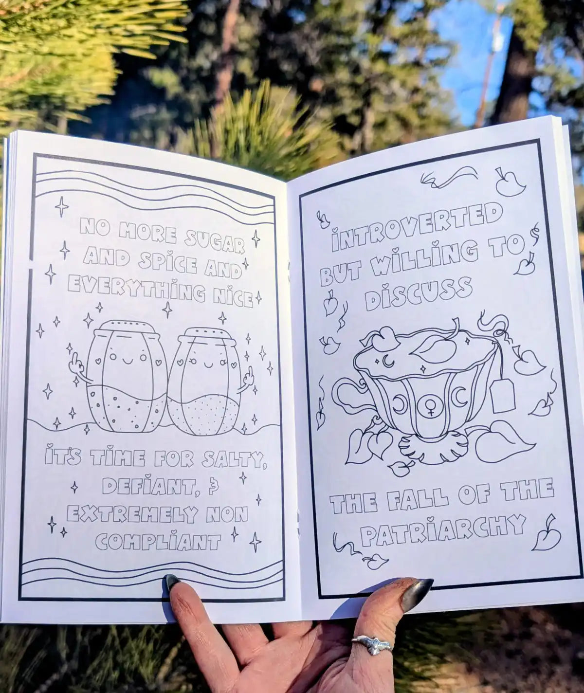 Antifa Anti-fascist Coloring Book, Radical Leftist Scum Book, Smash the Patriarchy hobby