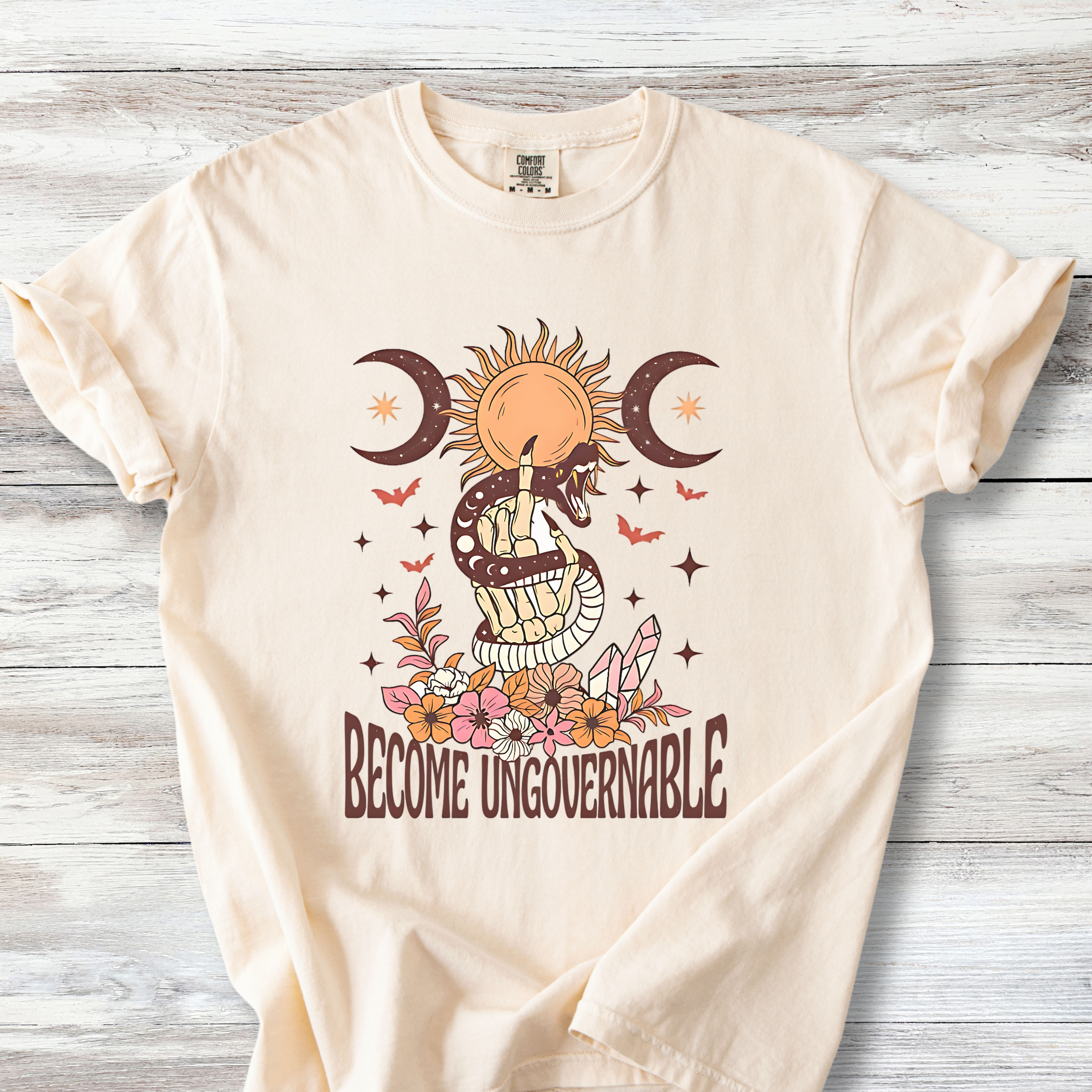 Become Ungovernable Feminist T-Shirt, Empowerment Tee