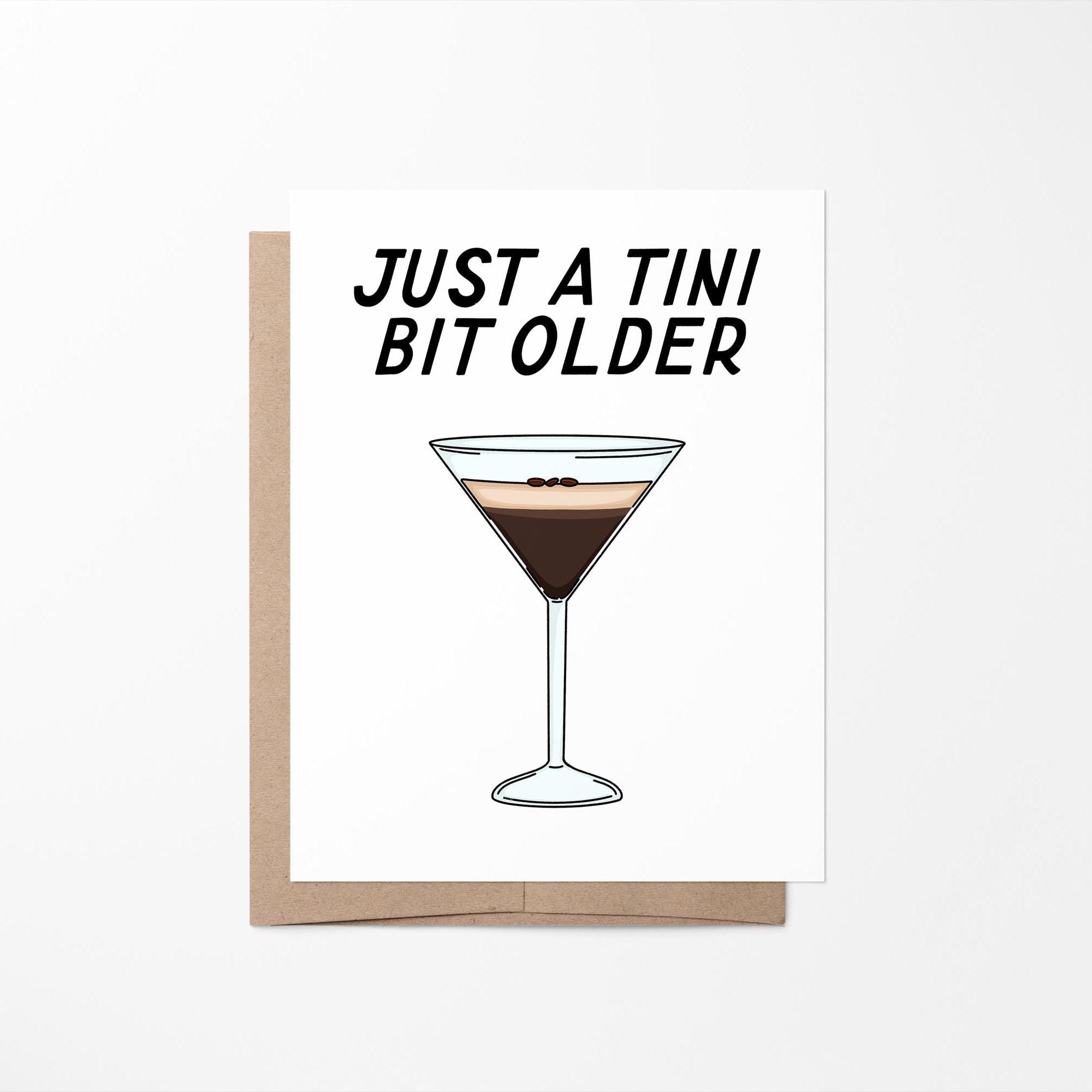 Just a tini bit older card - MangoIllustrated - Greeting Cards