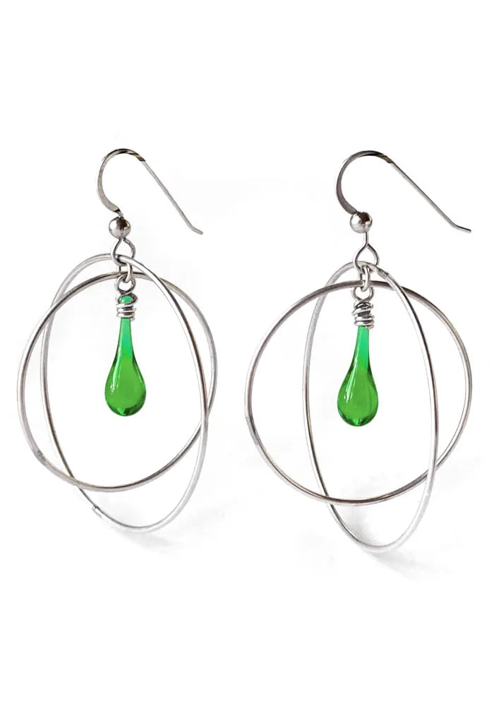 Large Gyroscope Earrings