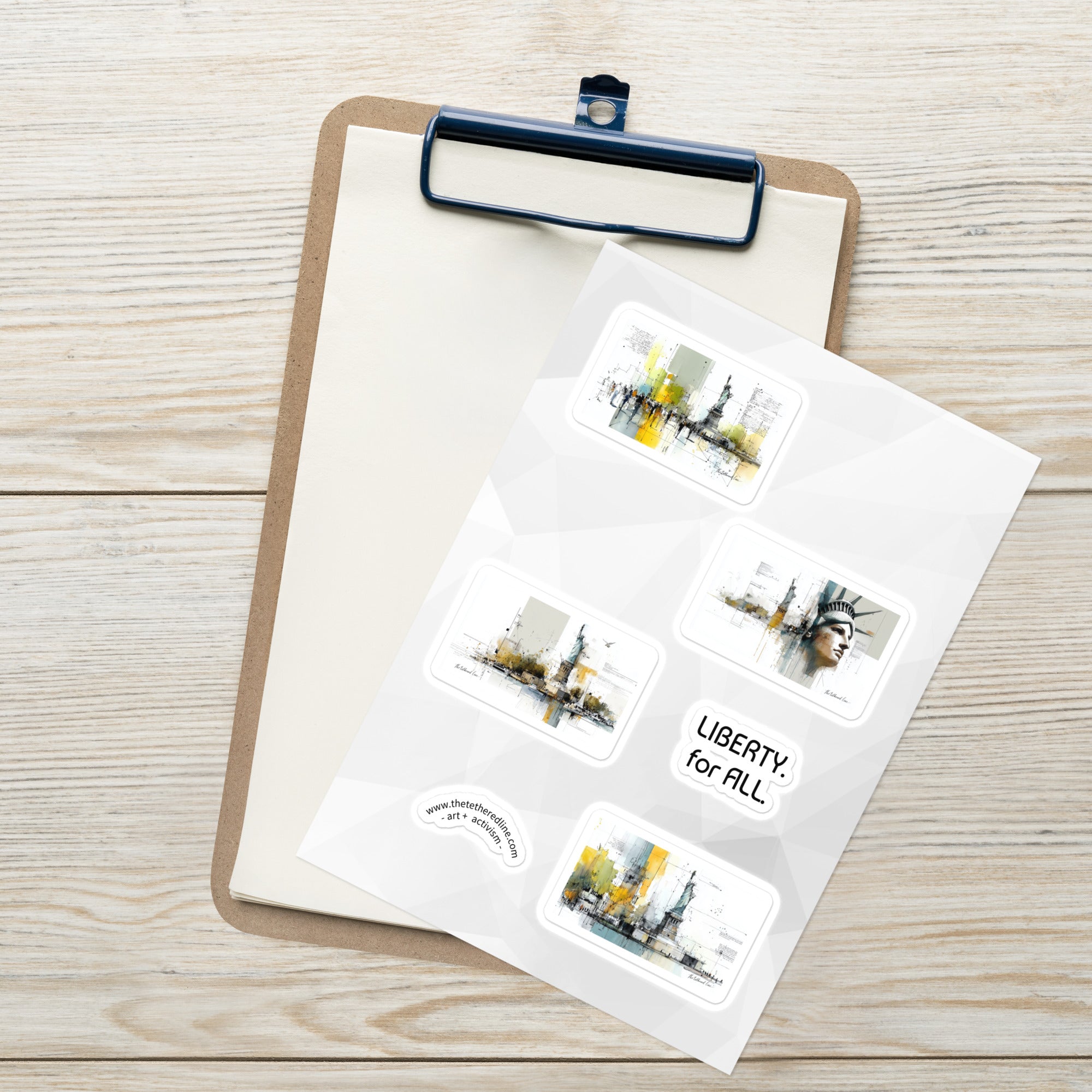 We The People - Complete Sticker Collection (3 sheets, 12 designs)
