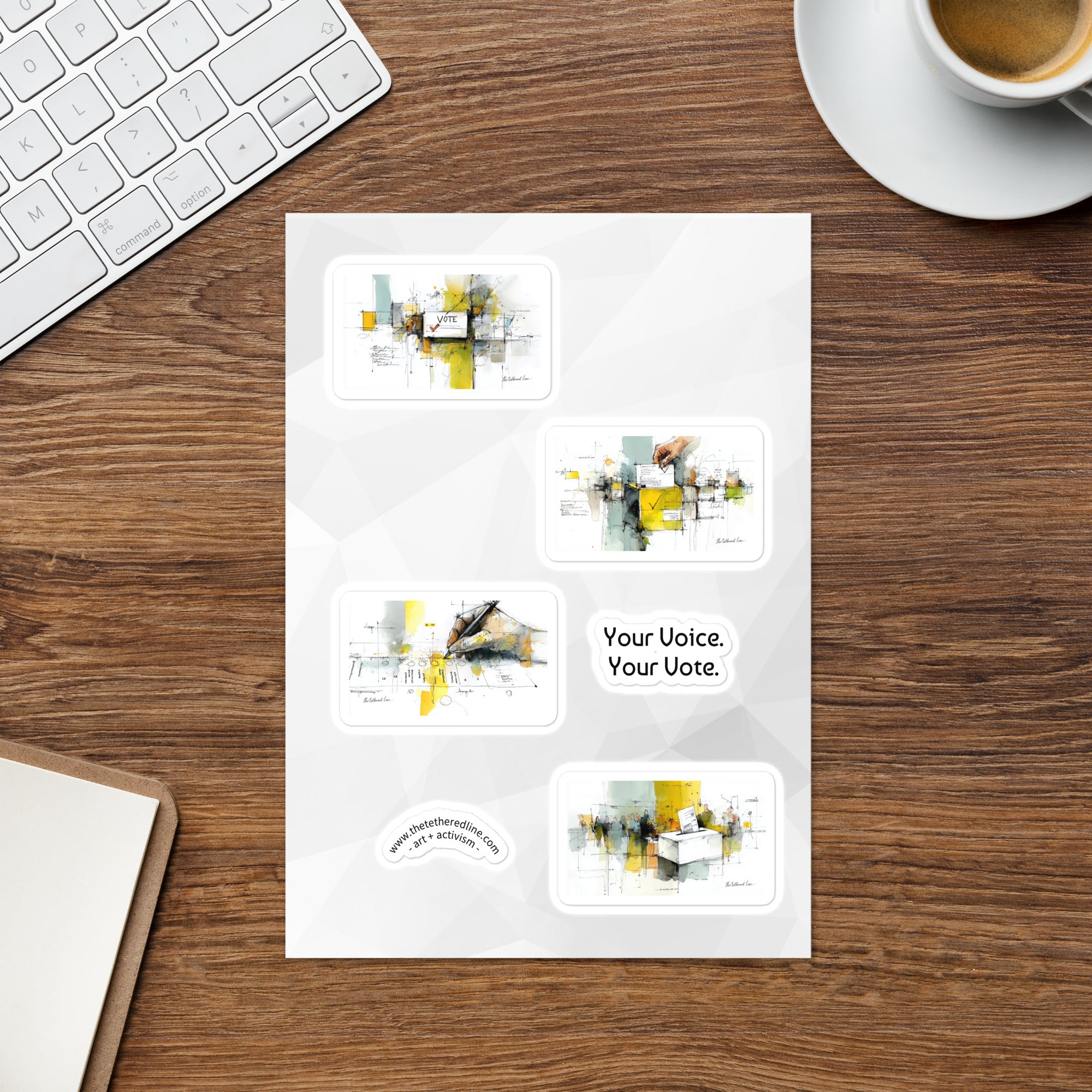 We The People - Complete Sticker Collection (3 sheets, 12 designs)