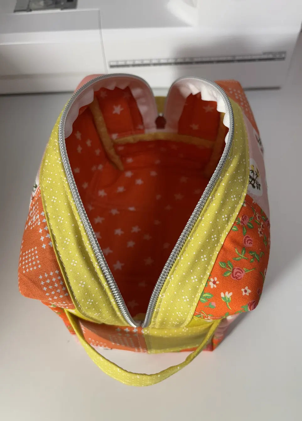 Large Boxy Zipper Bag for Travel
