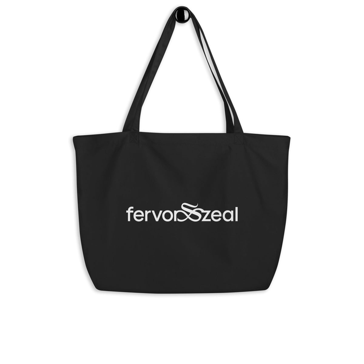 Fervor & Zeal Large Organic Tote Bag