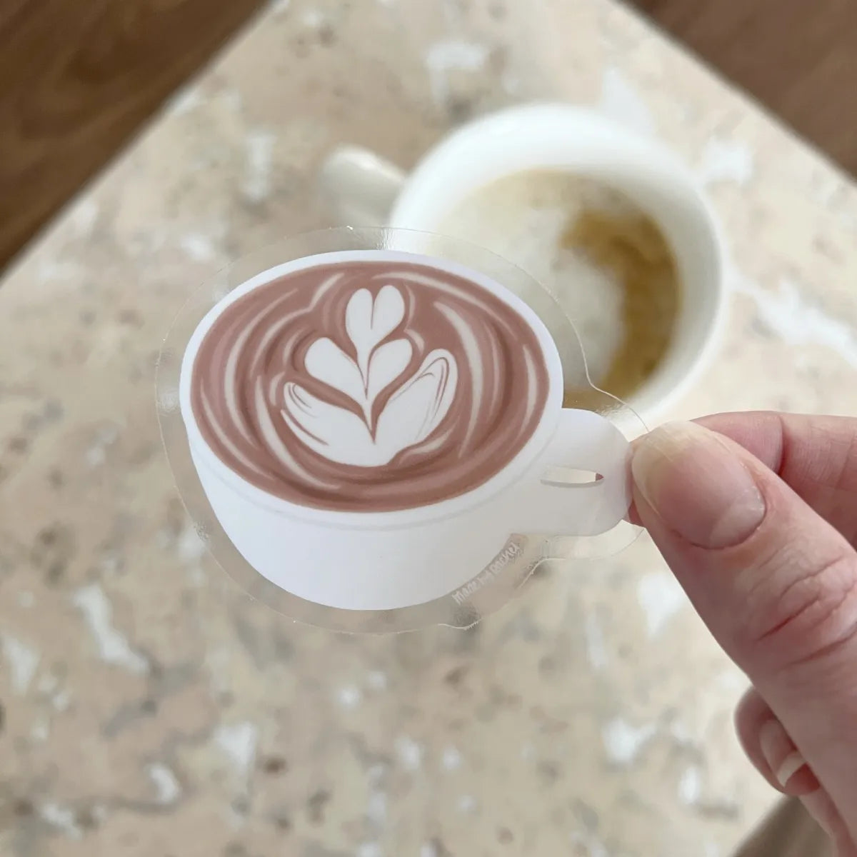 Latte sticker