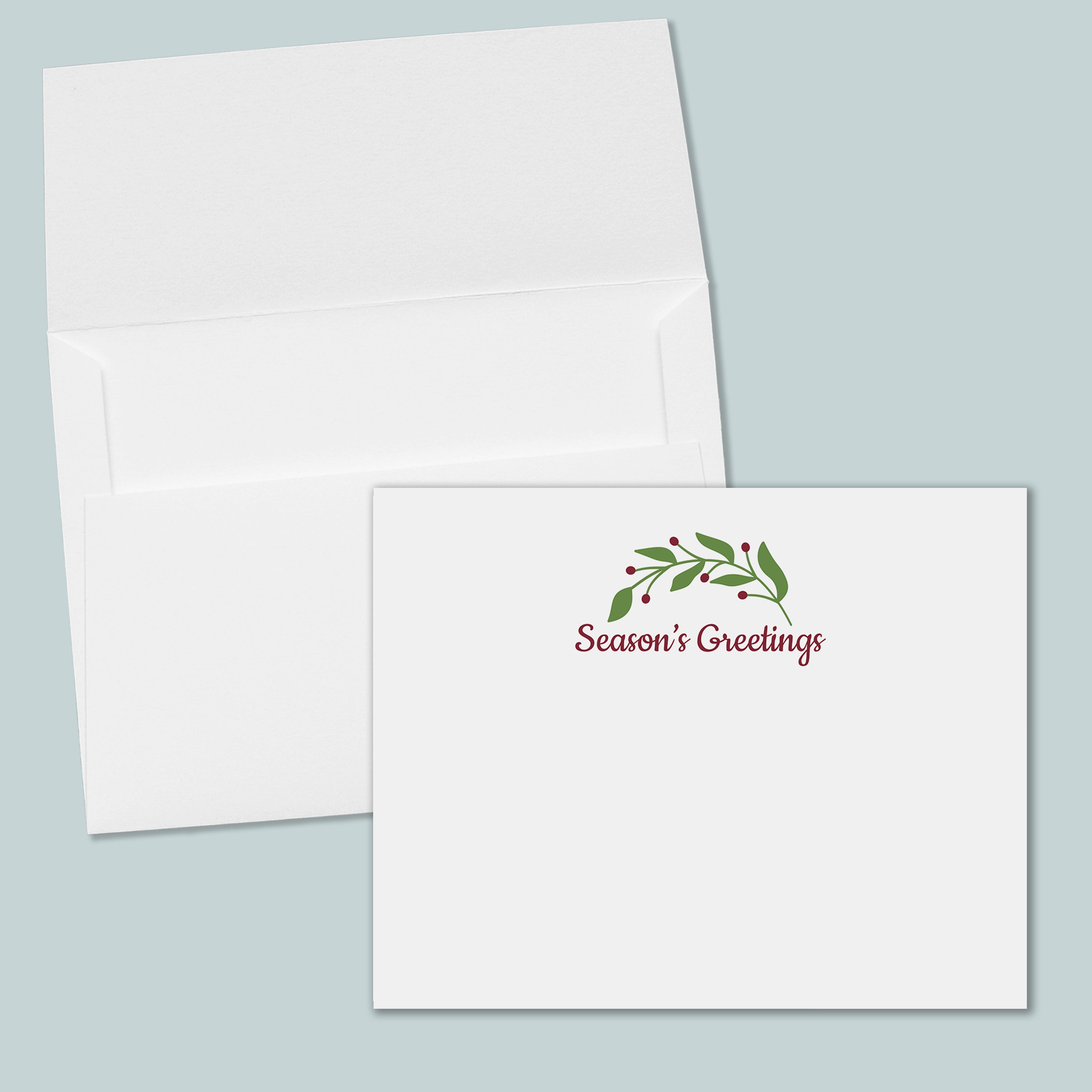 Leaves and Berries Note Cards | Boxed Set of 12