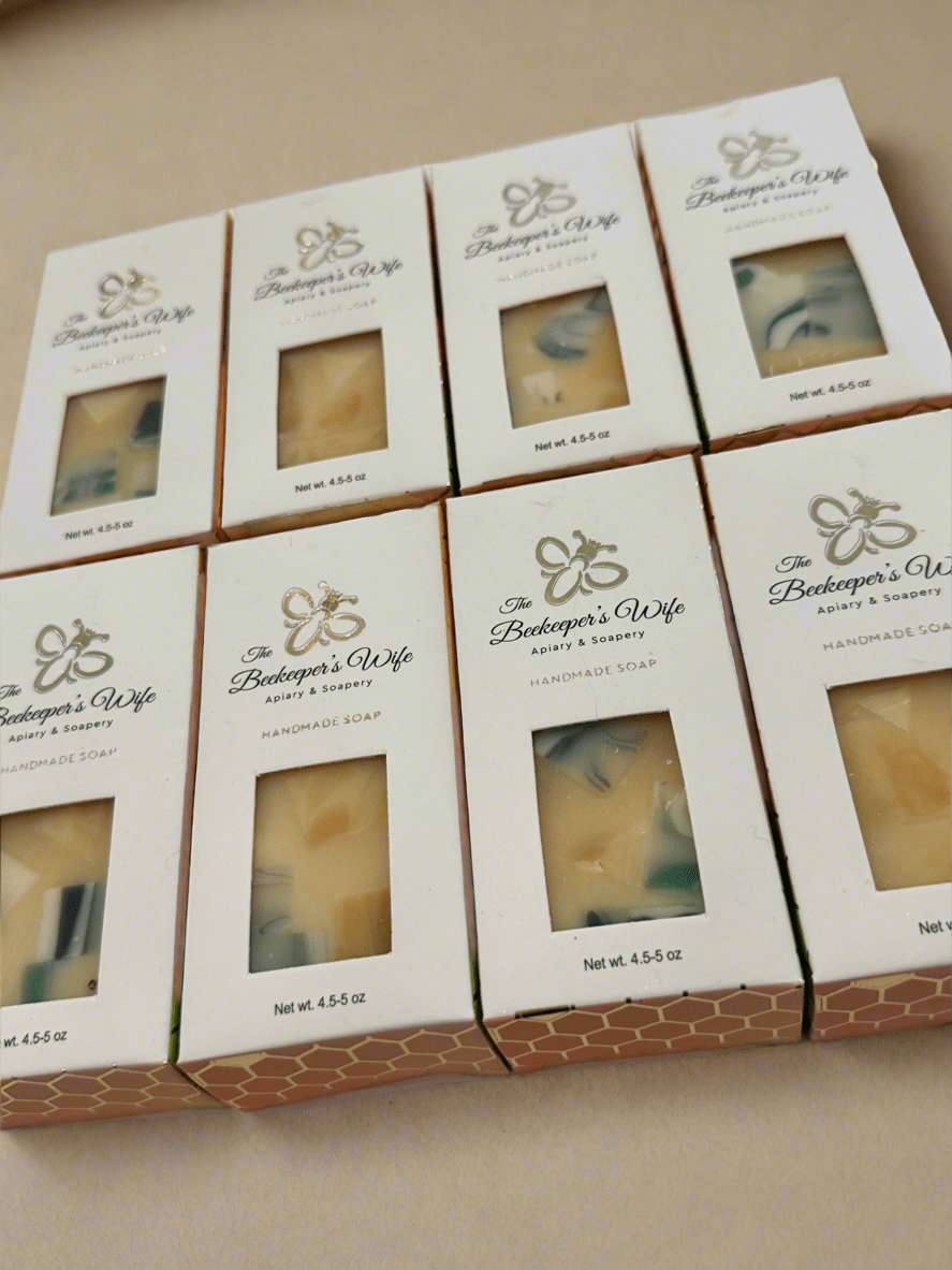 Lemongrass Terrazzo Mango Butter Soap - The Beekeeper&