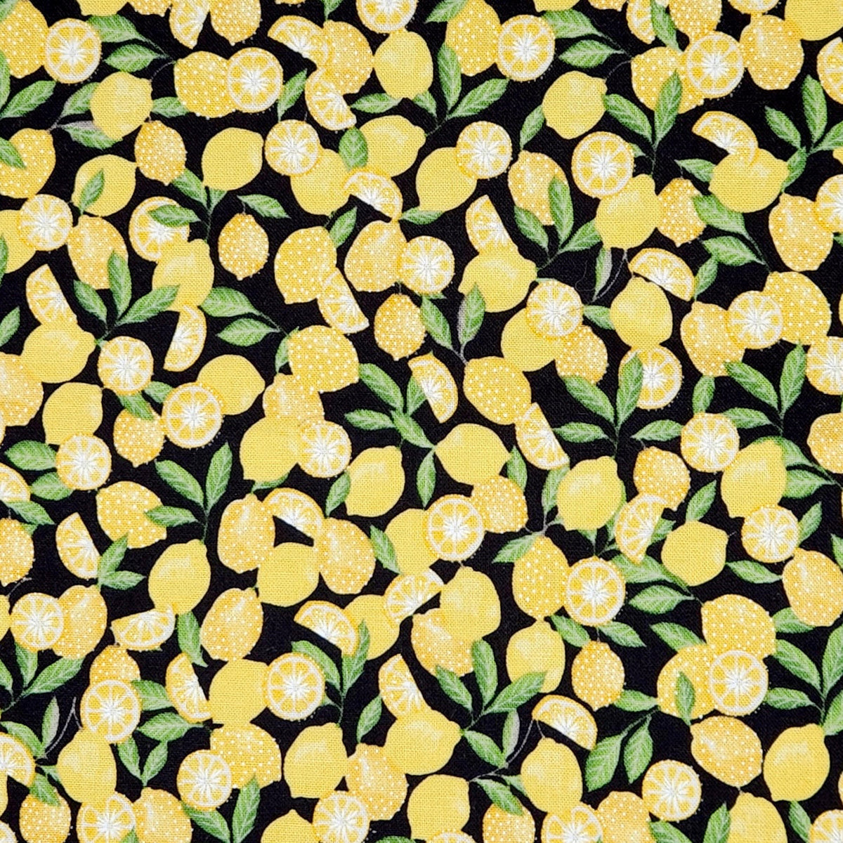 Cocktail Napkins - 100% Cotton - Set of 6 - Lemons