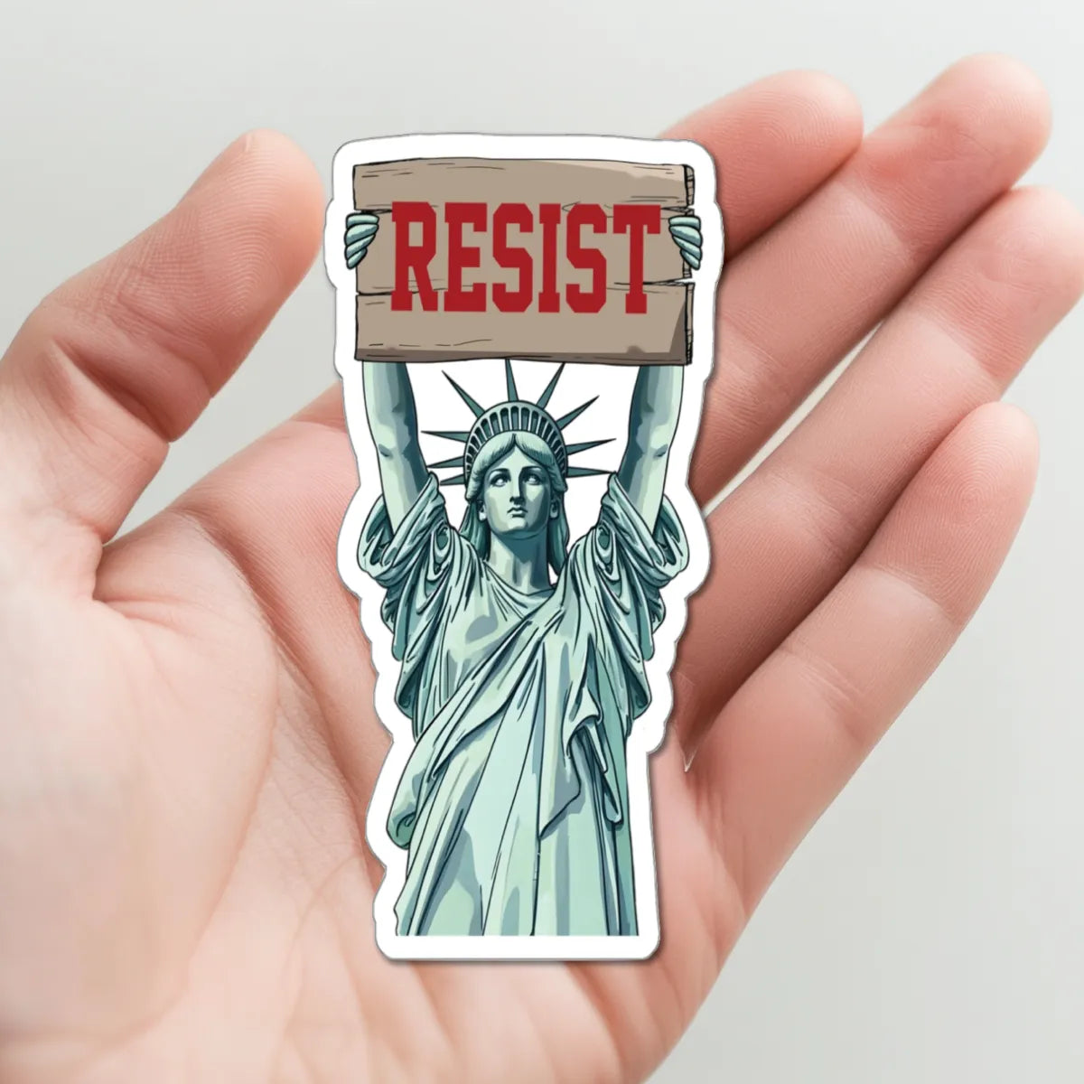 Statue Of Liberty Resist Sticker - Resistance Nation