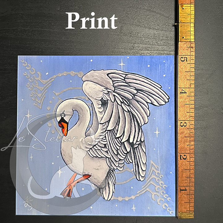 Libra Zodiac Print with Celestial Accents, Zodiac series