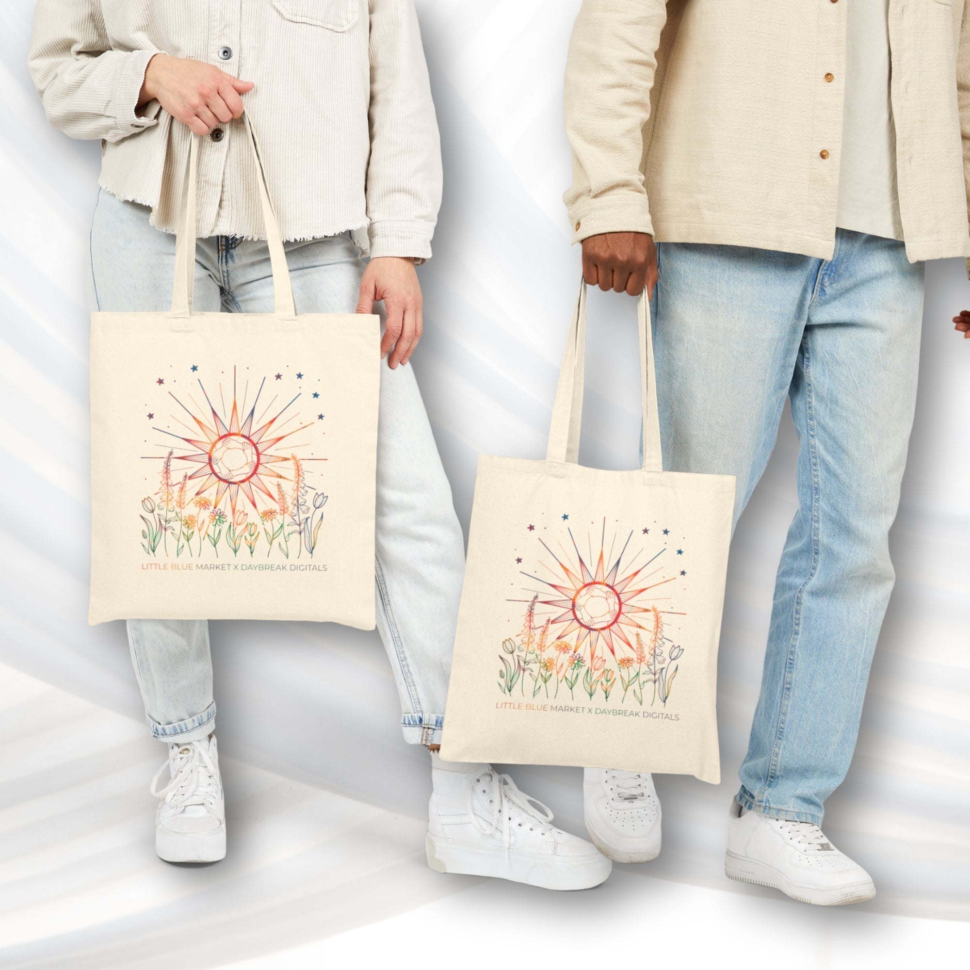 little-blue-market-daybreak-digitals-exclusive-tote-bag-fdt-better-together-democratic-activist-reusable-market-bag
