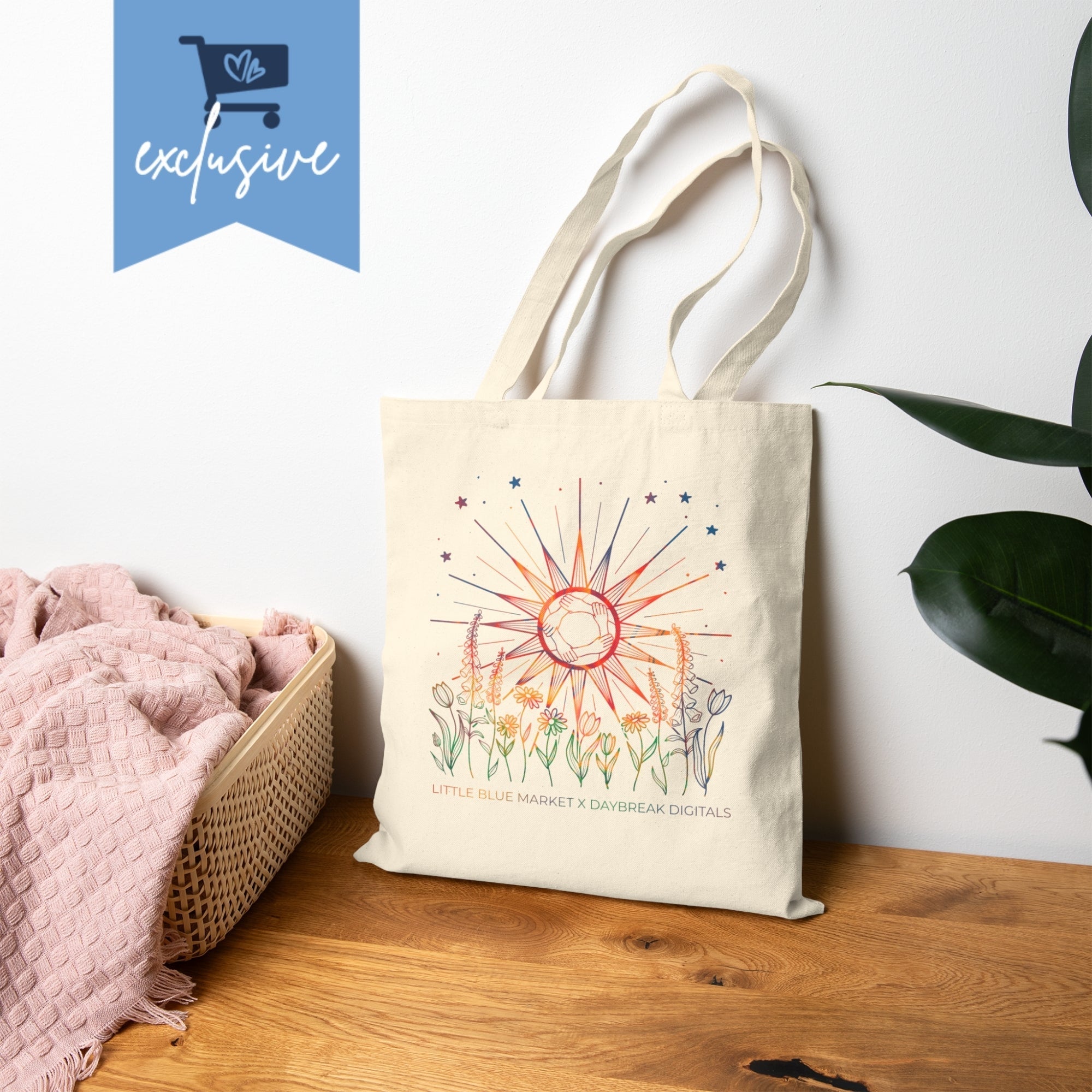 little-blue-market-daybreak-digitals-exclusive-tote-bag-fdt-better-together-democratic-activist-reusable-market-bag