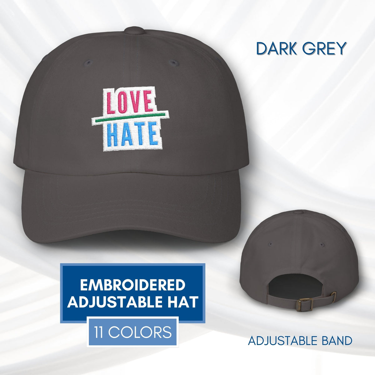 love-over-hate-embroidered-adjustable-dad-hat-baseball-cap
