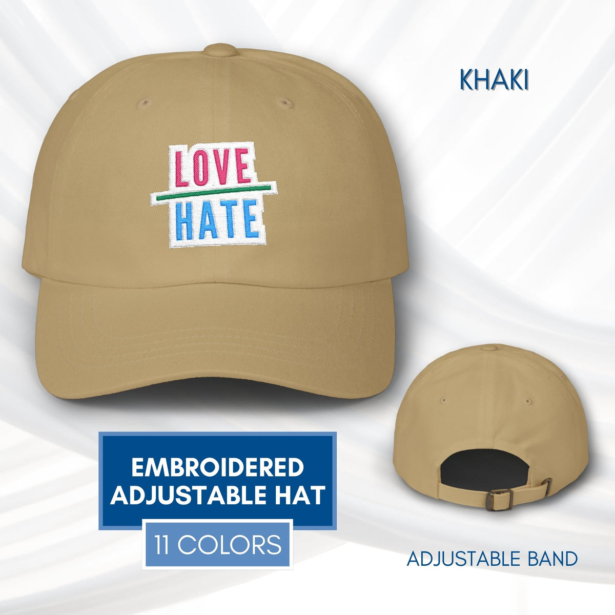 love-over-hate-embroidered-adjustable-dad-hat-baseball-cap