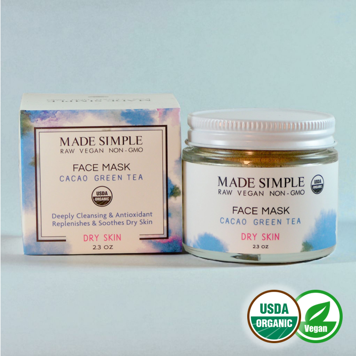 FACE MASK - Cacao Green Tea for Dry Skin