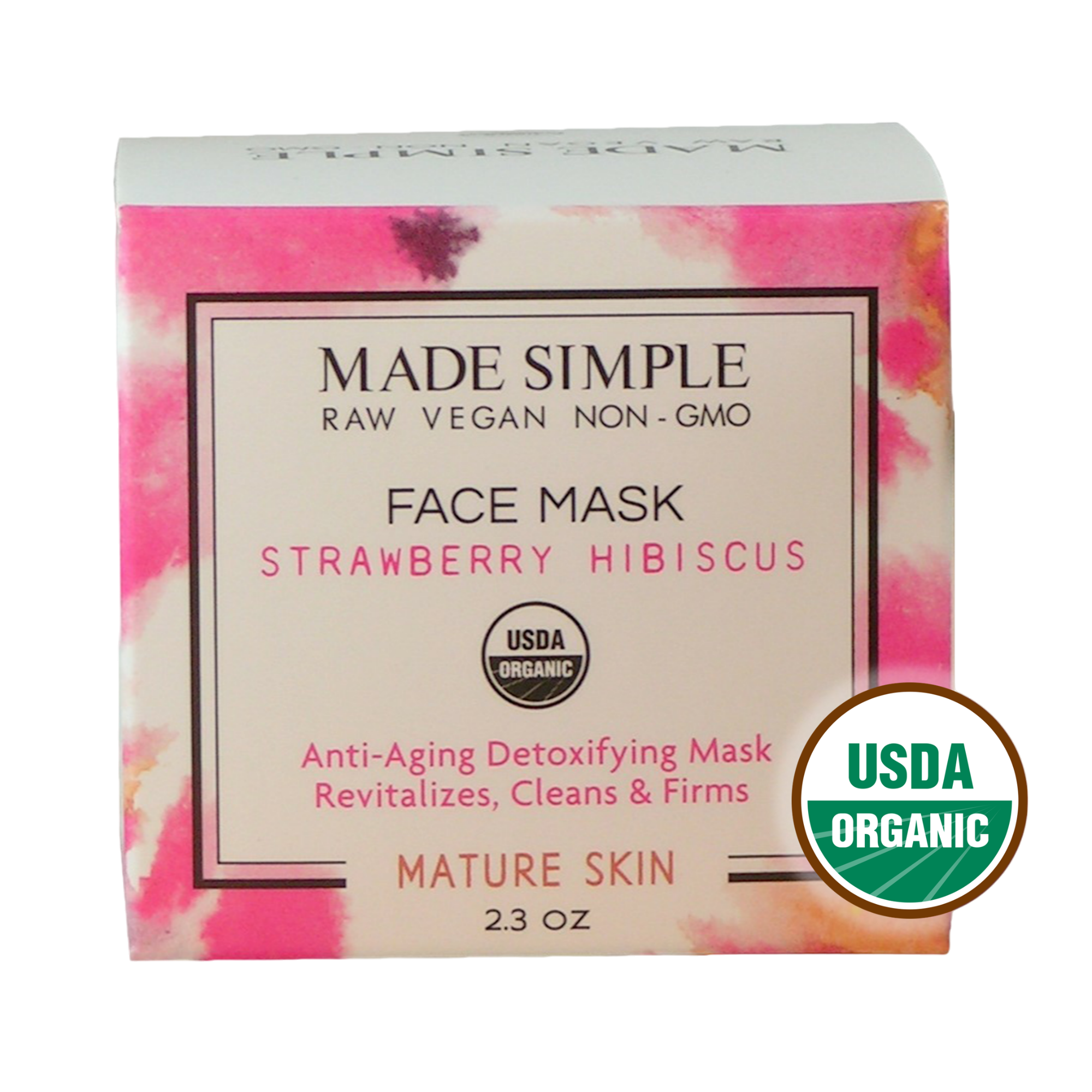 FACE MASK - Strawberry Hibiscus for Mature Skin