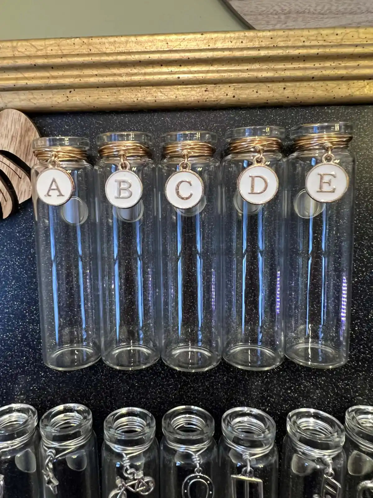Magnetic Prop Station - Initials (White)