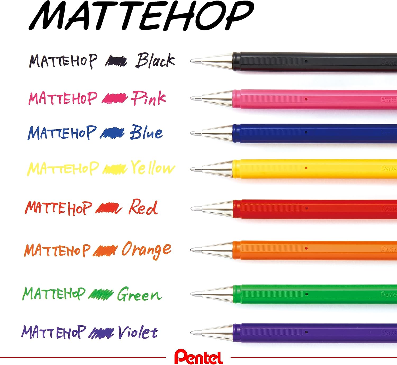 Pentel Mattehop gel pens- original