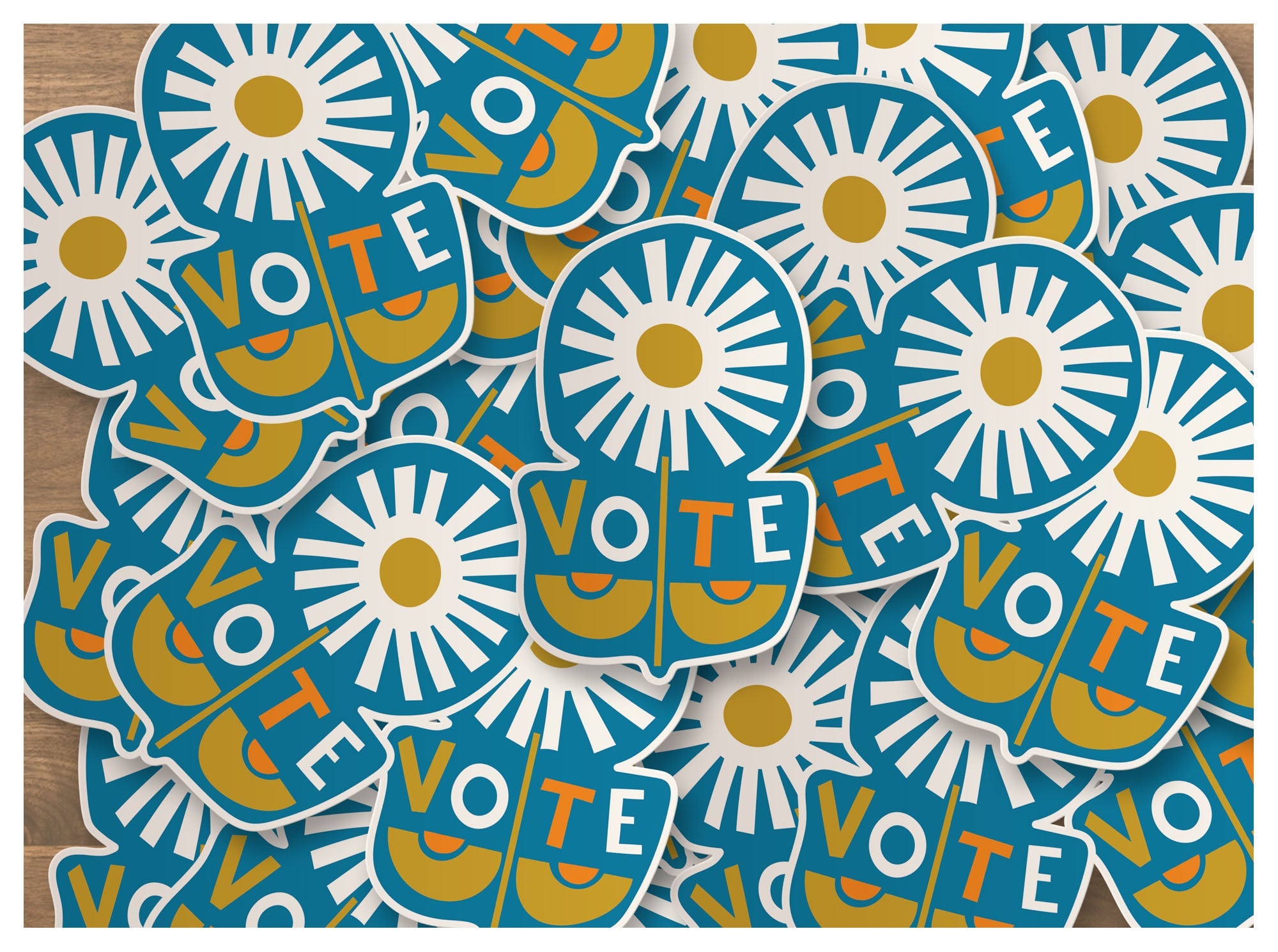 Daisy Vote Sticker