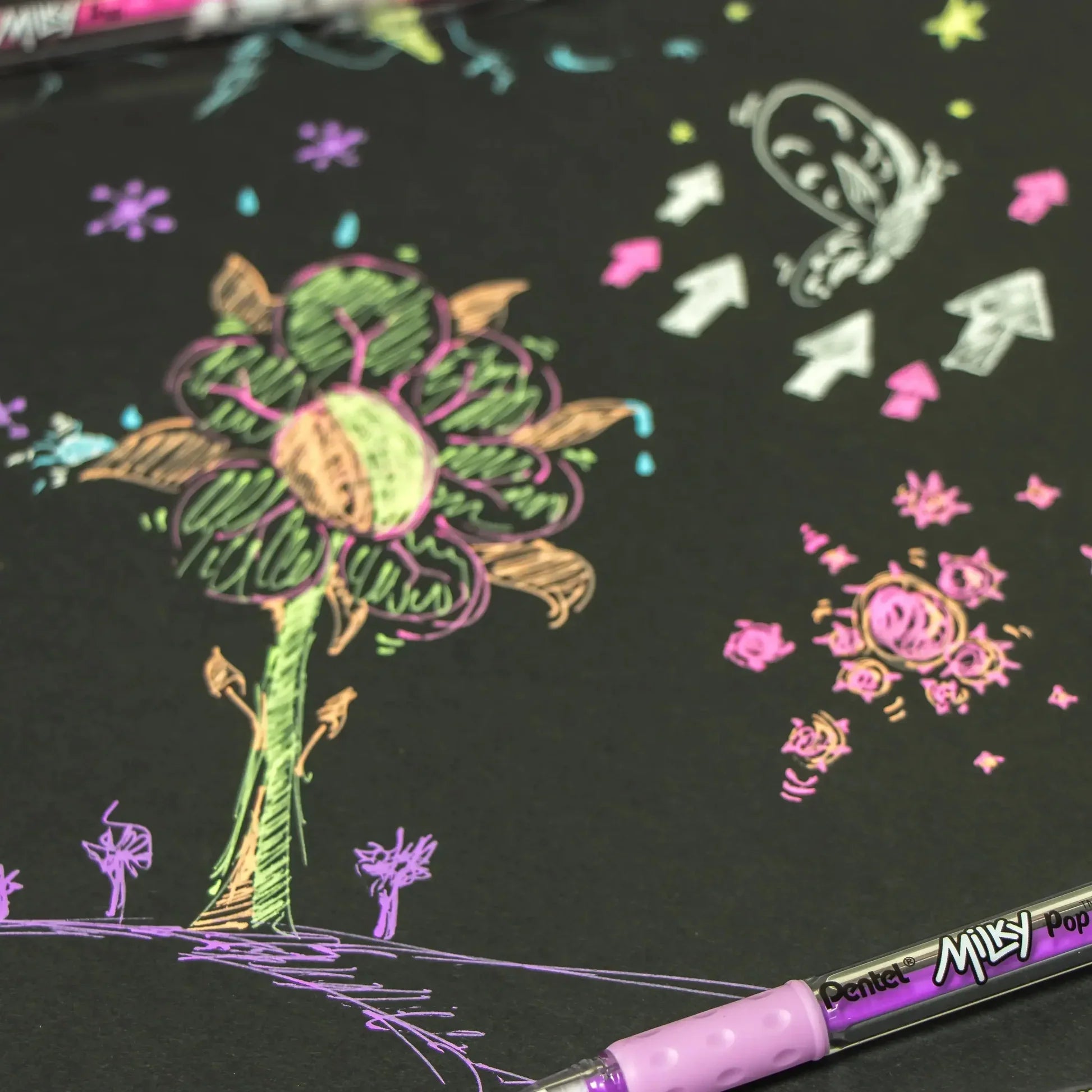 Milky Pop pastel gel pens, 4 ct.