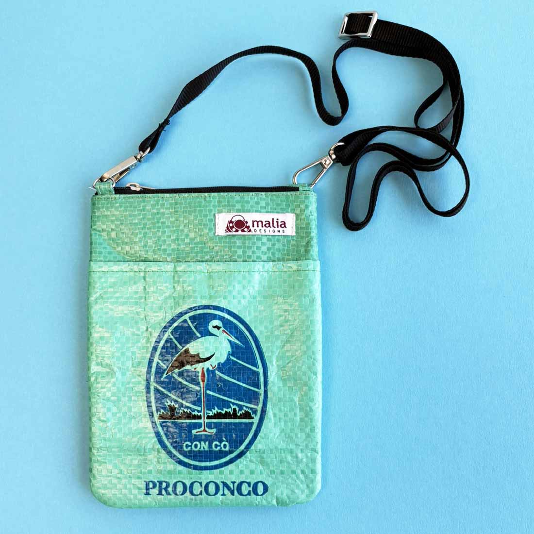 Mini Recycled Phone Crossbody - Malia Designs