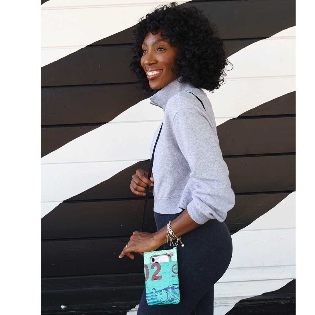 small sustainable mini phone bag