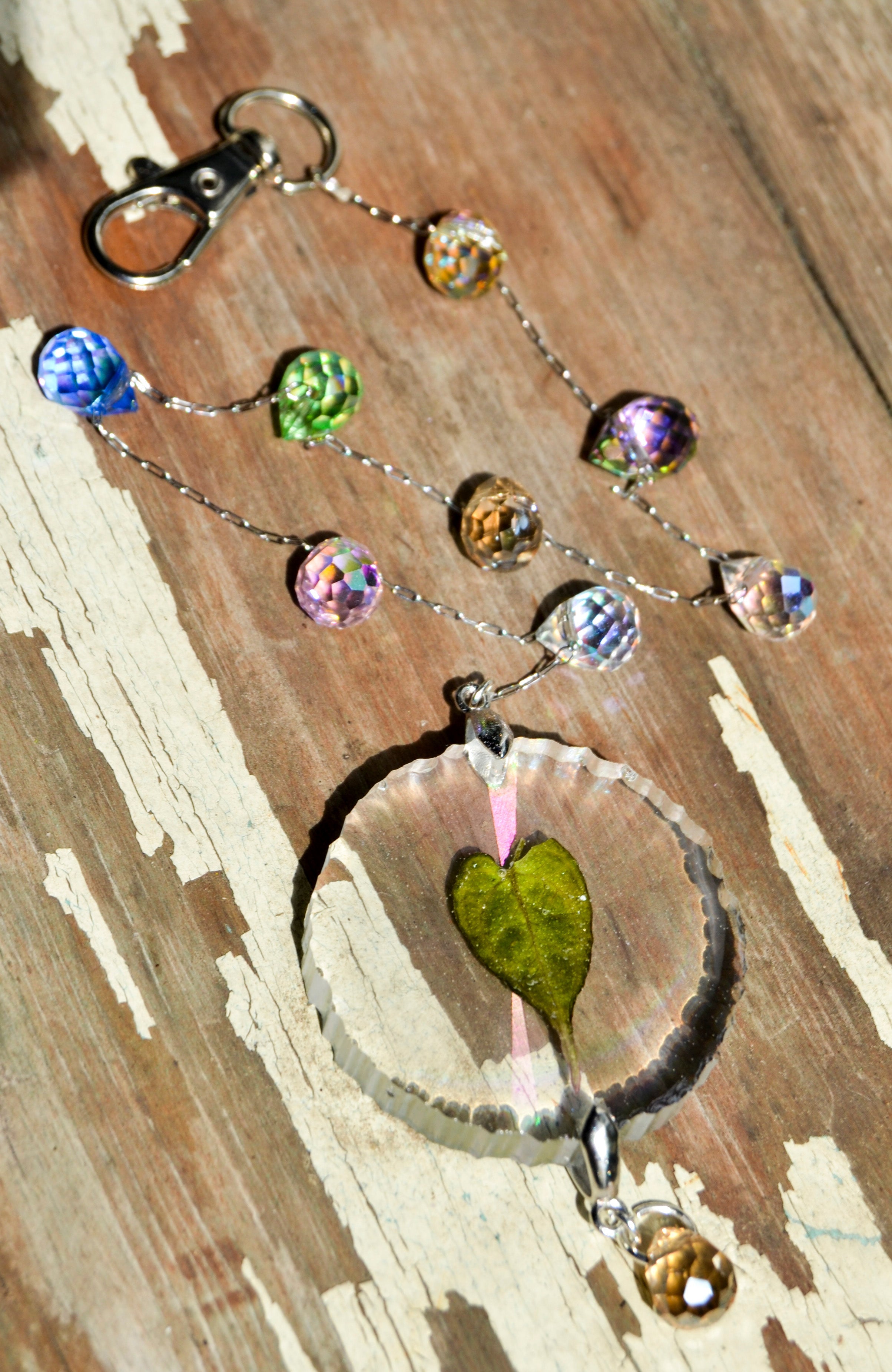 Mini Leaf Suncatcher - Holo A. Hellboy