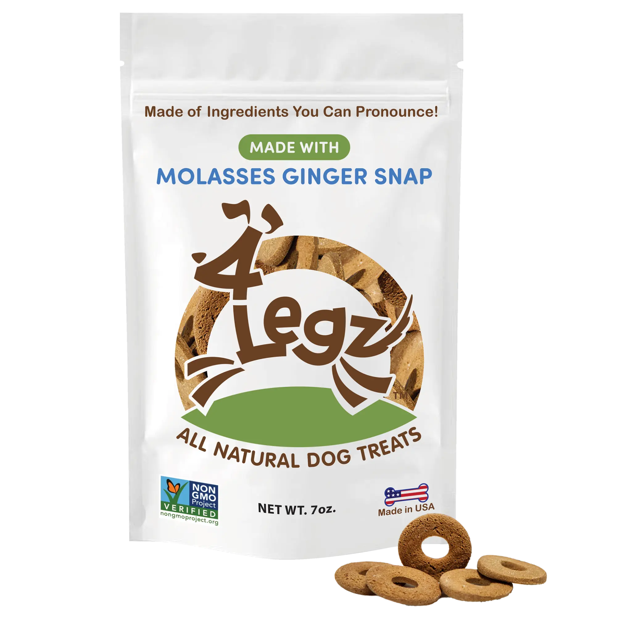 Treats Gift Box for Dogs - 6 Pack of Delicious Dog Treats - 4Legz