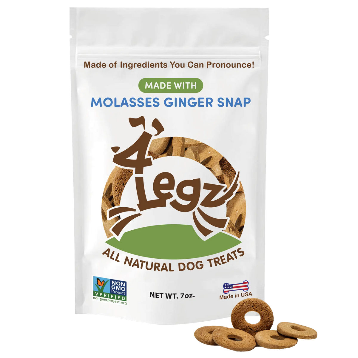 Treats Gift Box for Dogs - 6 Pack of Delicious Dog Treats - 4Legz