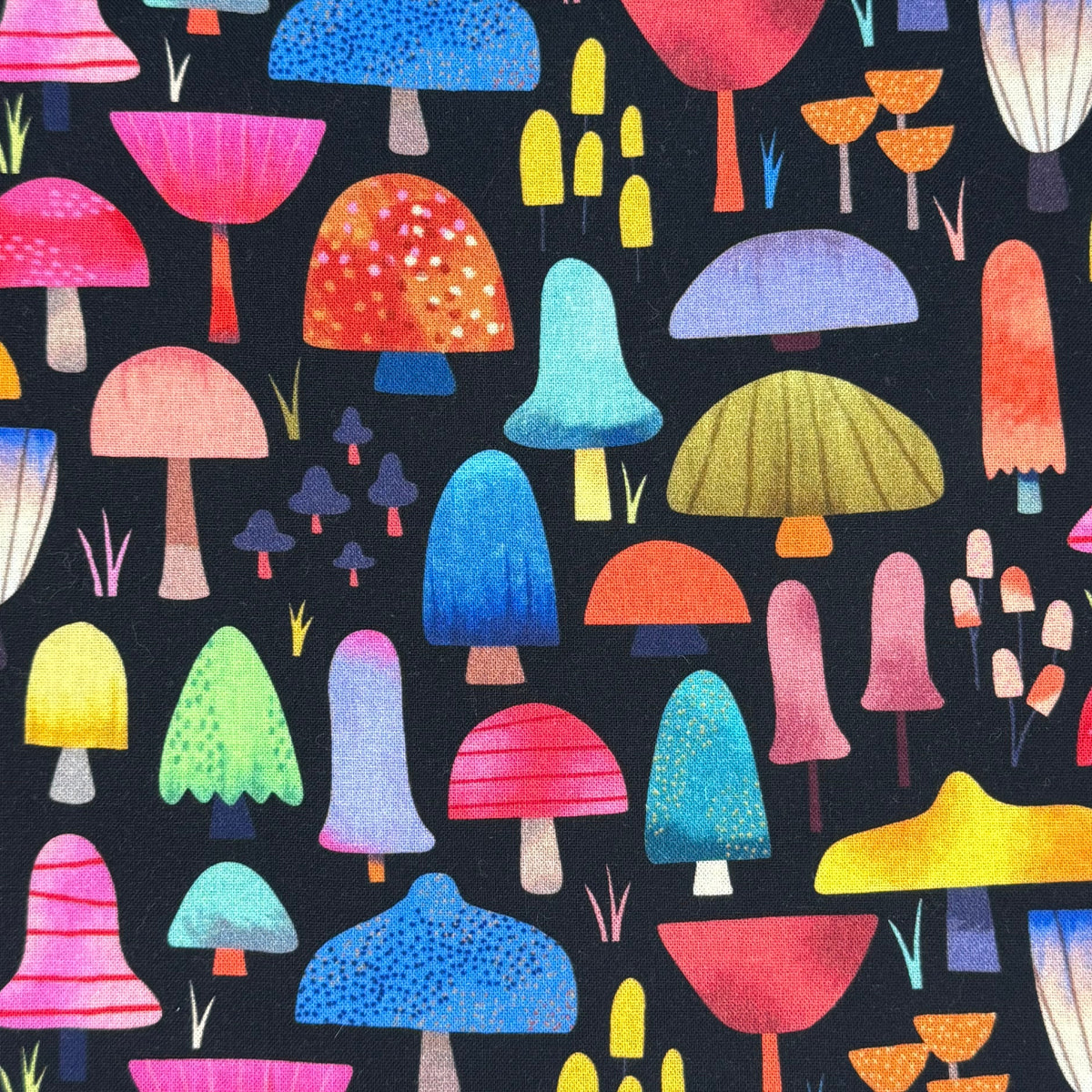 100% Cotton Napkins - Set of 2 - Mushrooms
