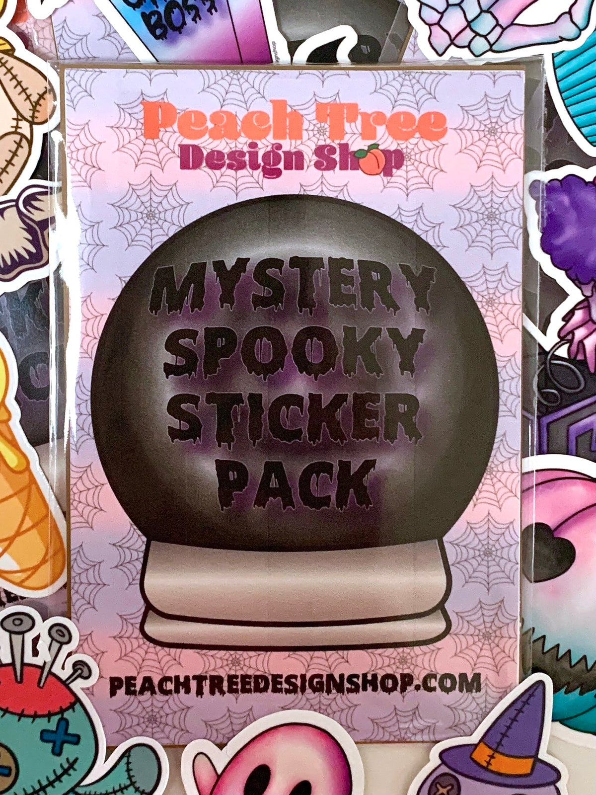 Mystery Spooky 20 Piece 3" Sticker Pack