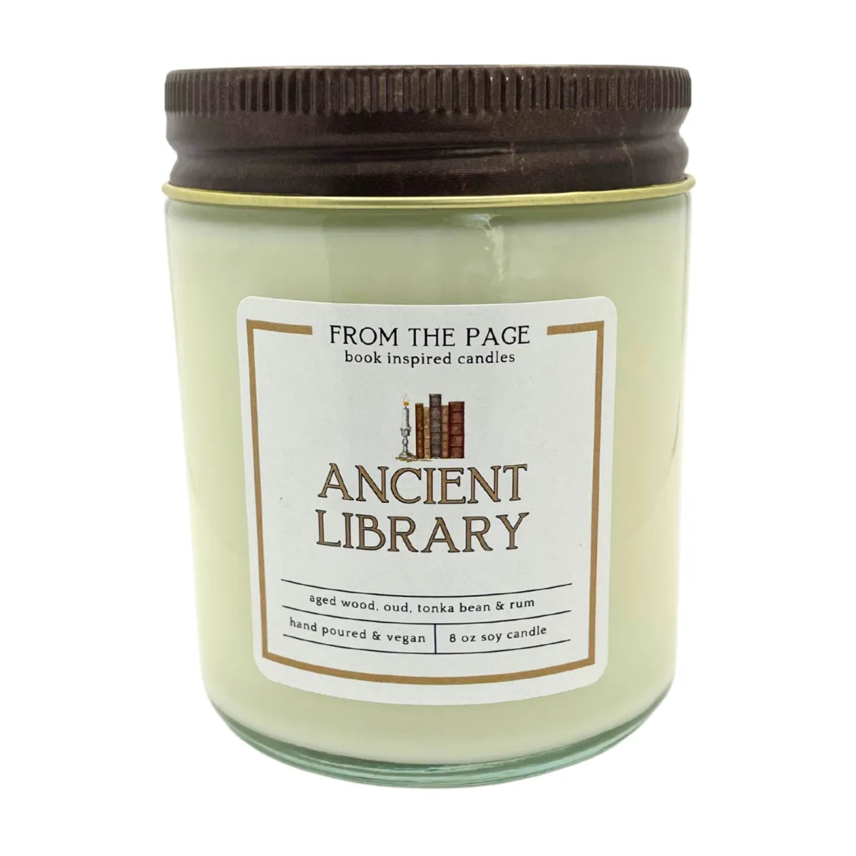Ancient Library | 8 oz Bookish Candle