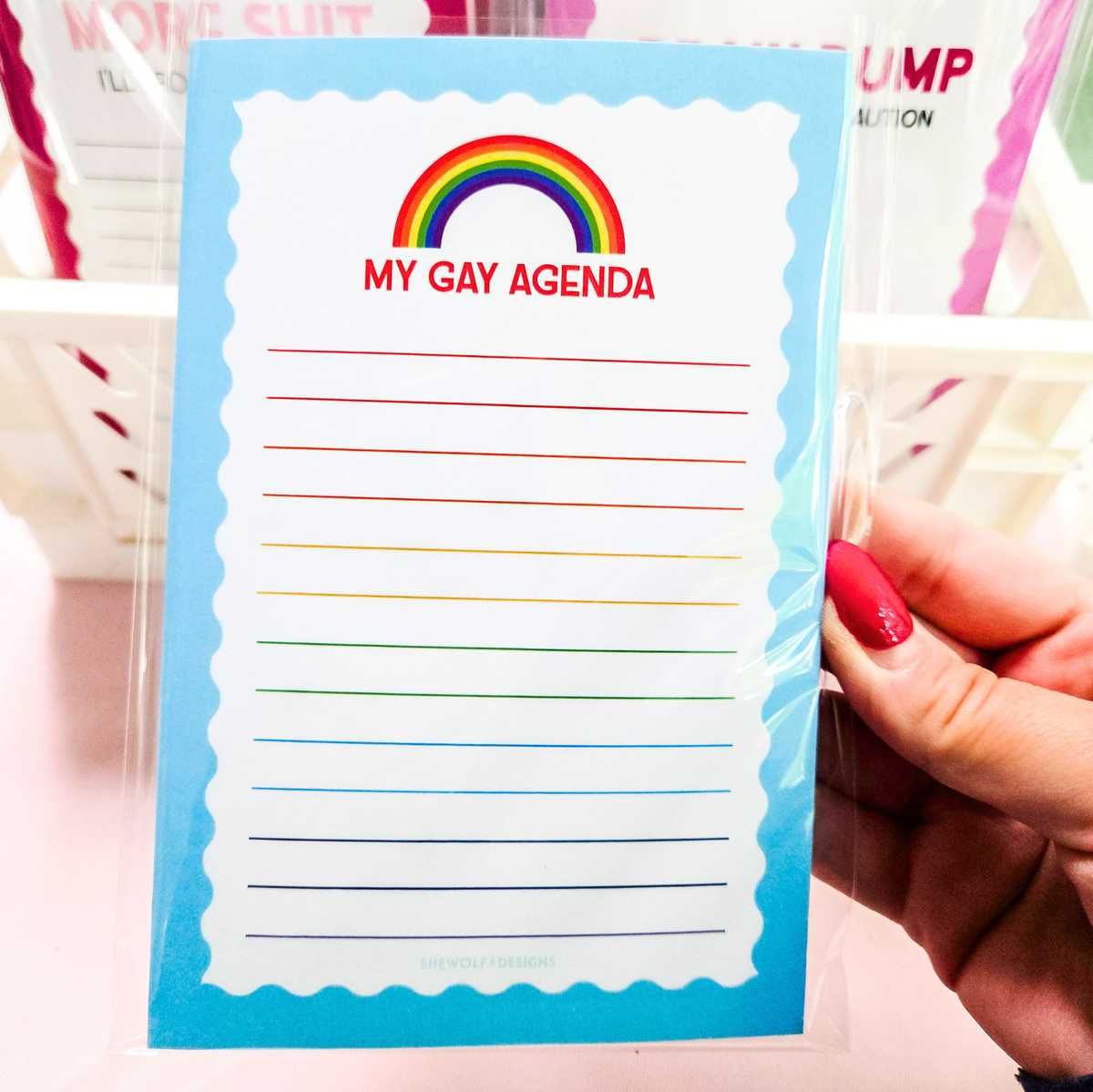 My Gay Agenda Notepad