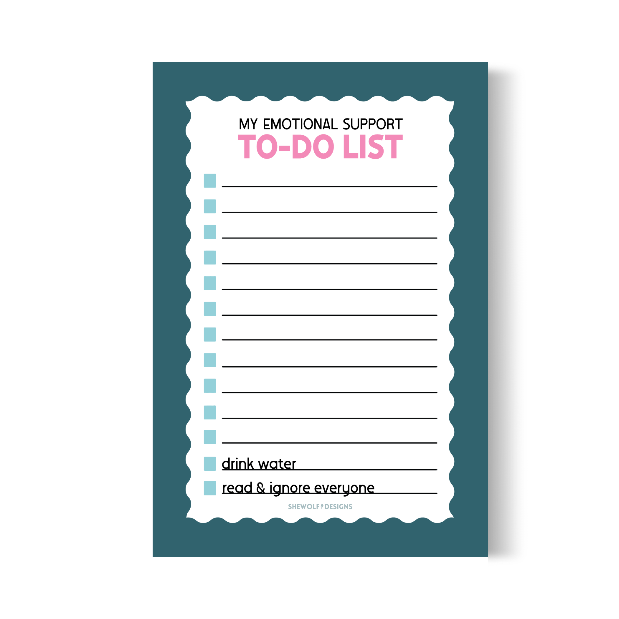 Emotional Support To-Do List