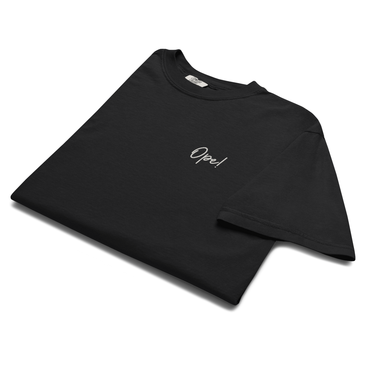 Ope! Embroidered Tee - Heartland Stitch