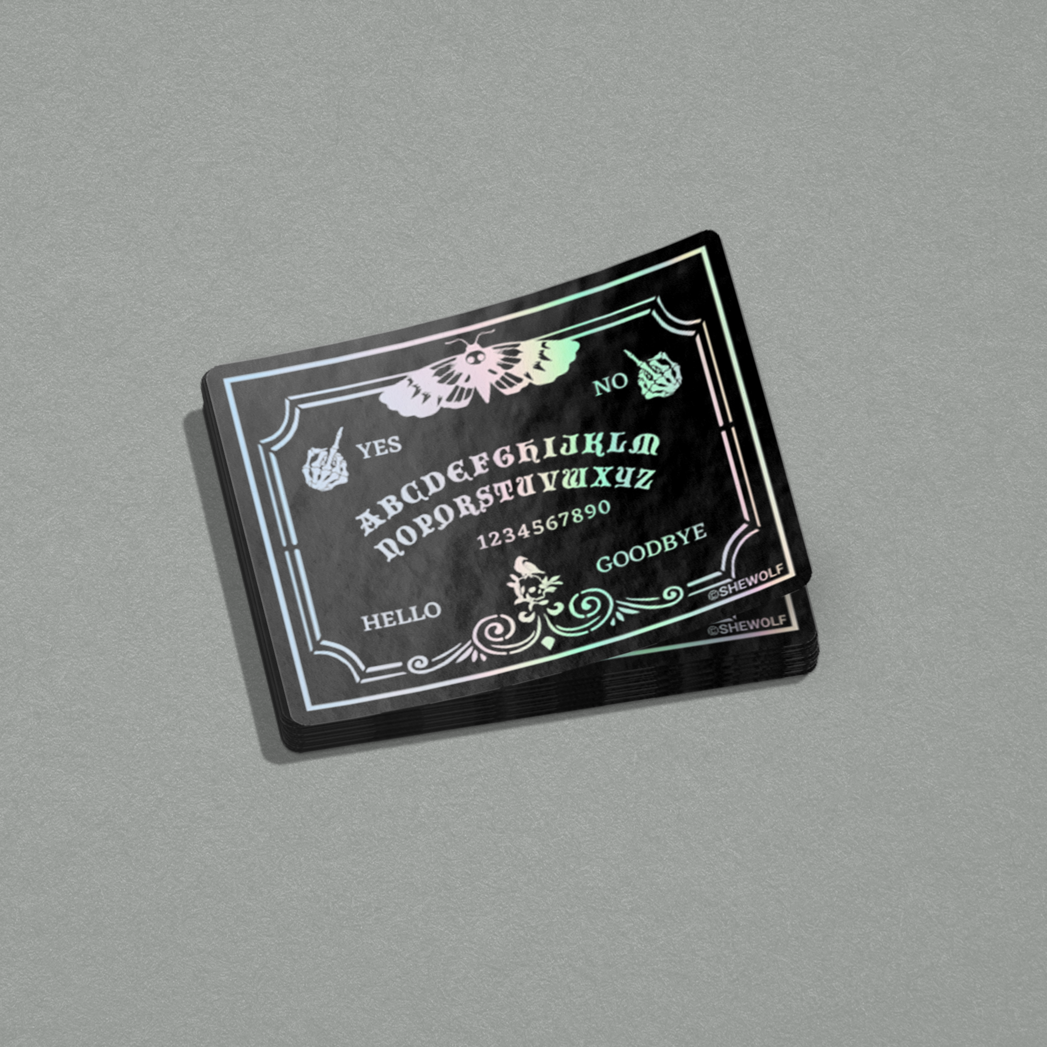 Ouija board sticker