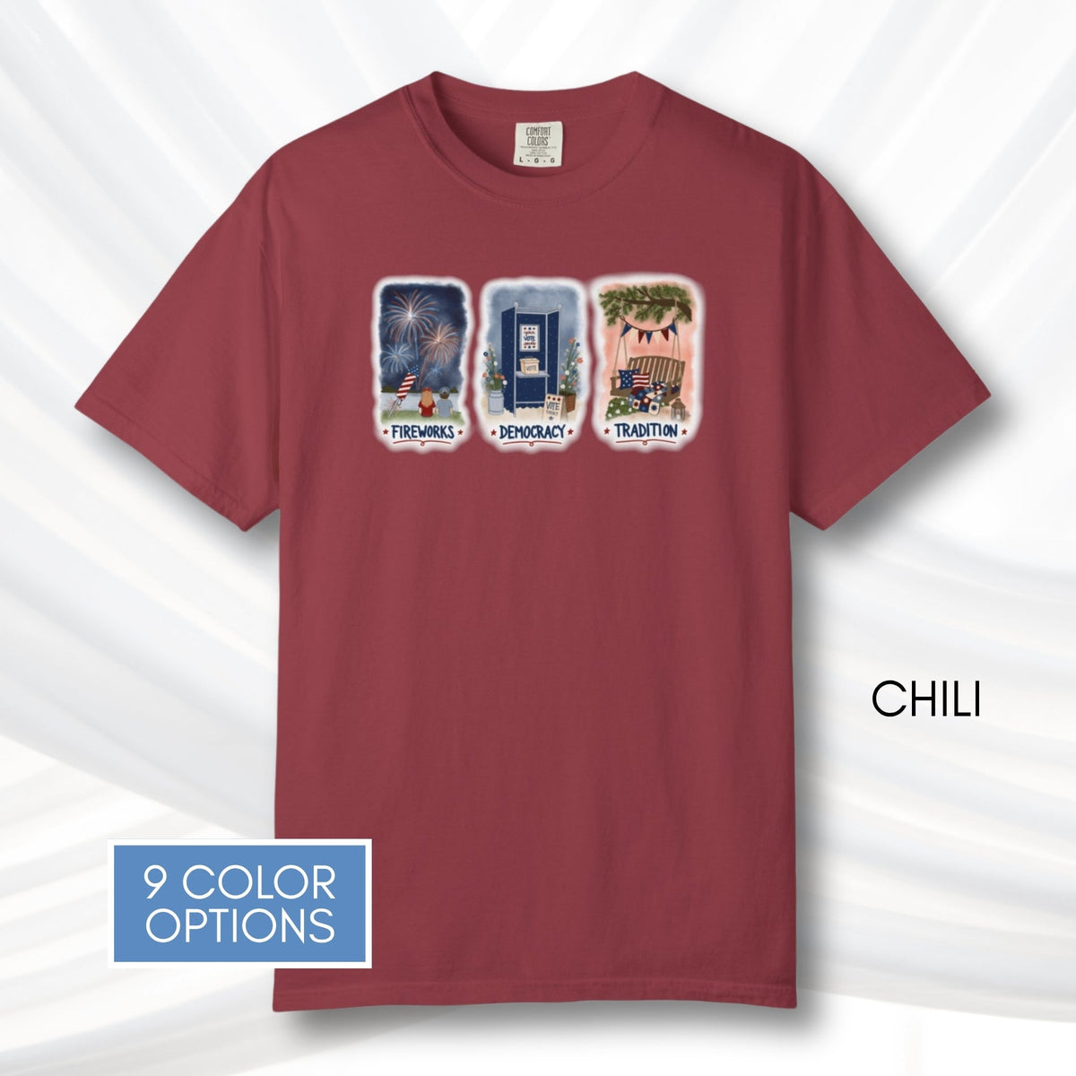 patriotic-subtle-fdt-independence-day-tee-july-4th-tshirt-democratic-activist-anti-trump-parade-apparel-hand-drawn-art-chili