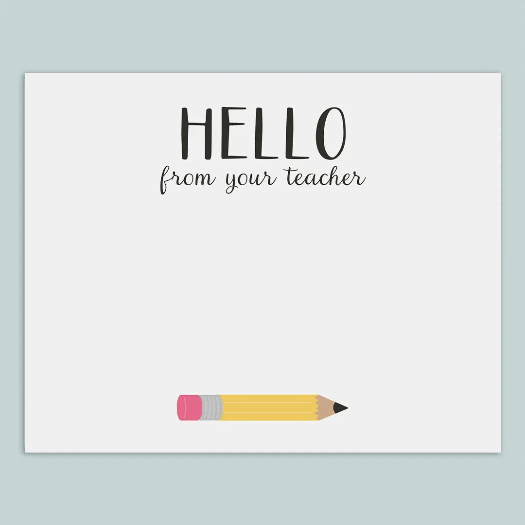 Yellow Pencil - Note Cards - The Note House