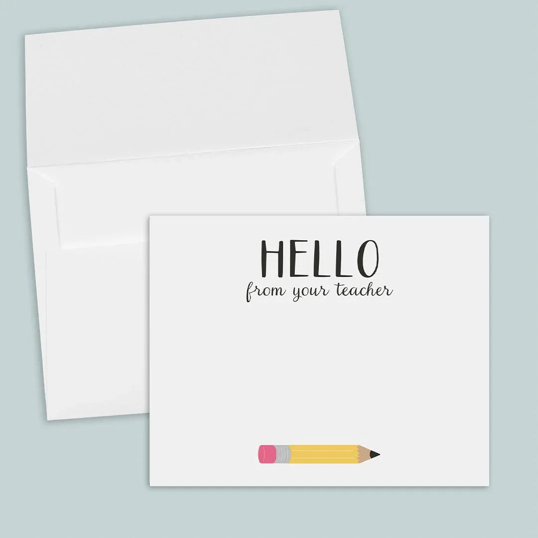 Yellow Pencil - Note Cards - The Note House