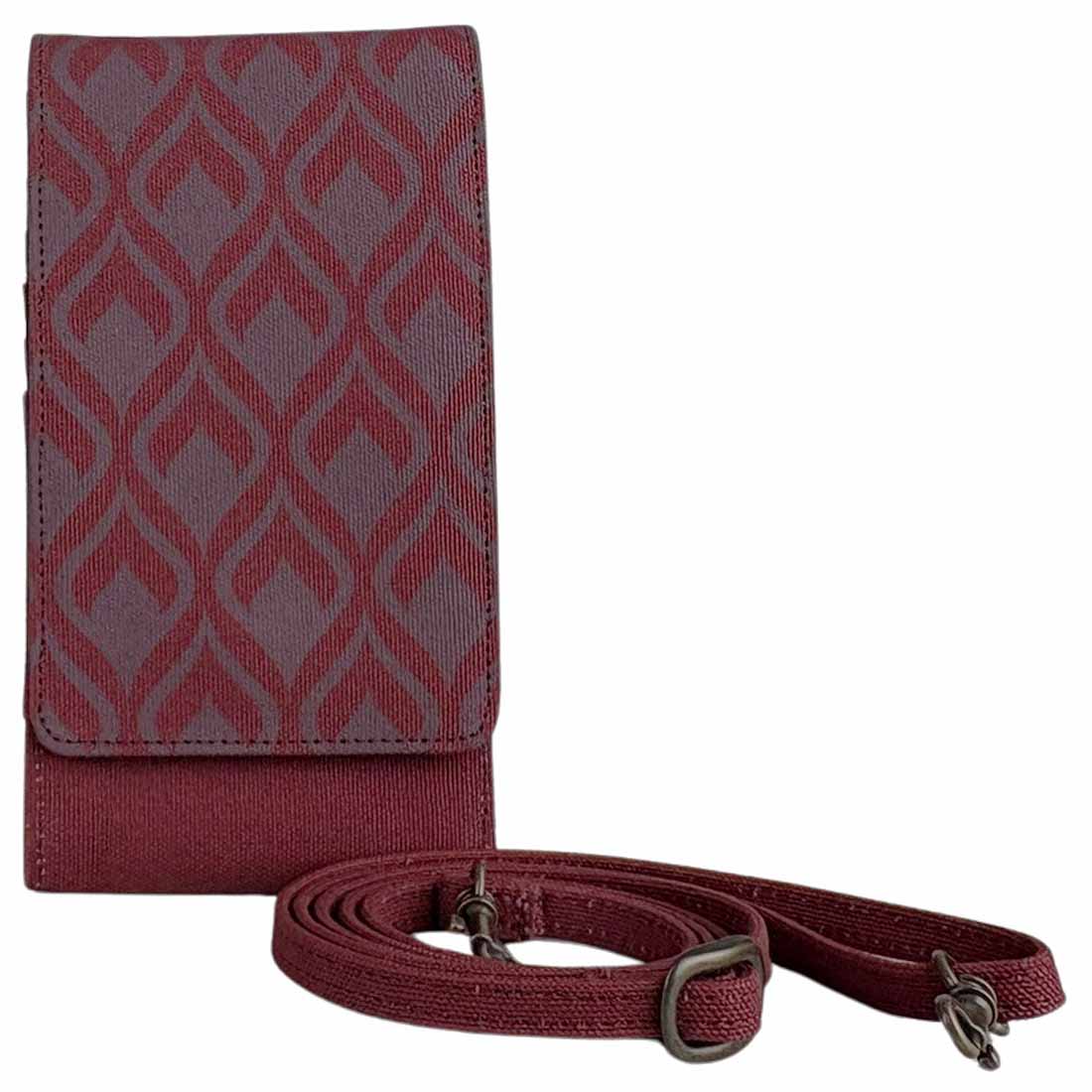 Phone Case Crossbody Wallet - Geometric Prints - Malia Designs