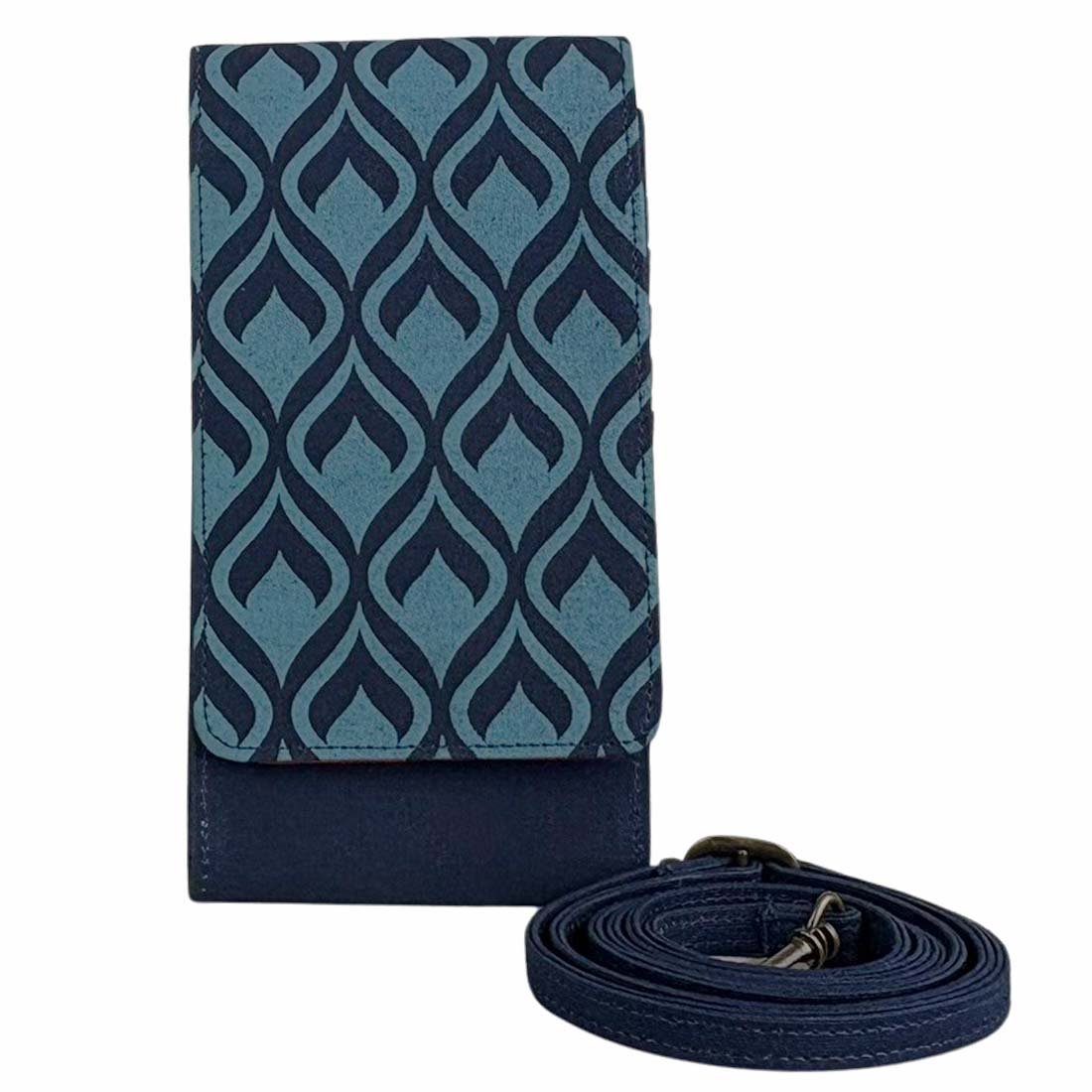 Phone Case Crossbody Wallet - Geometric Prints - Malia Designs