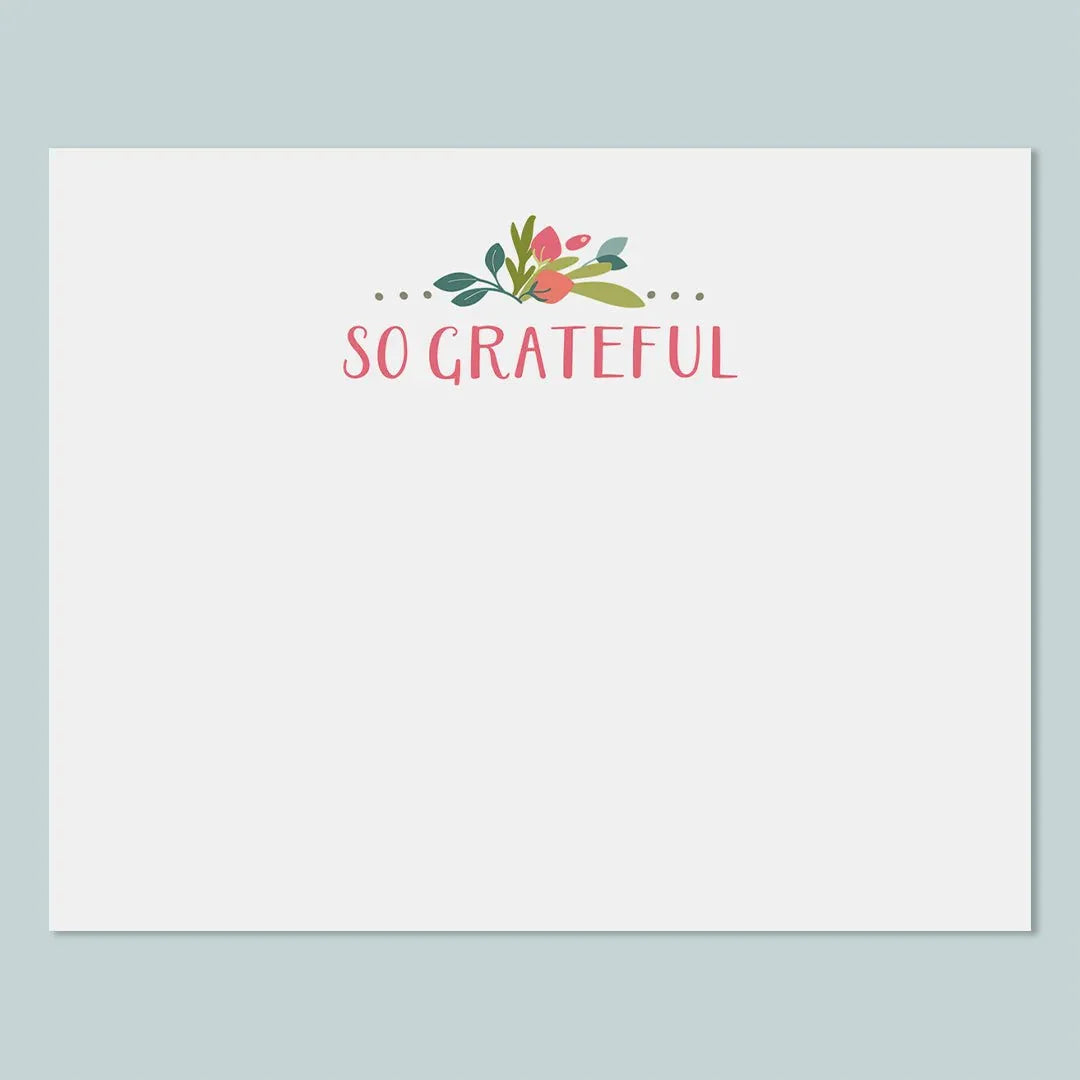 Pretty Floral - Thank You - The Note House
