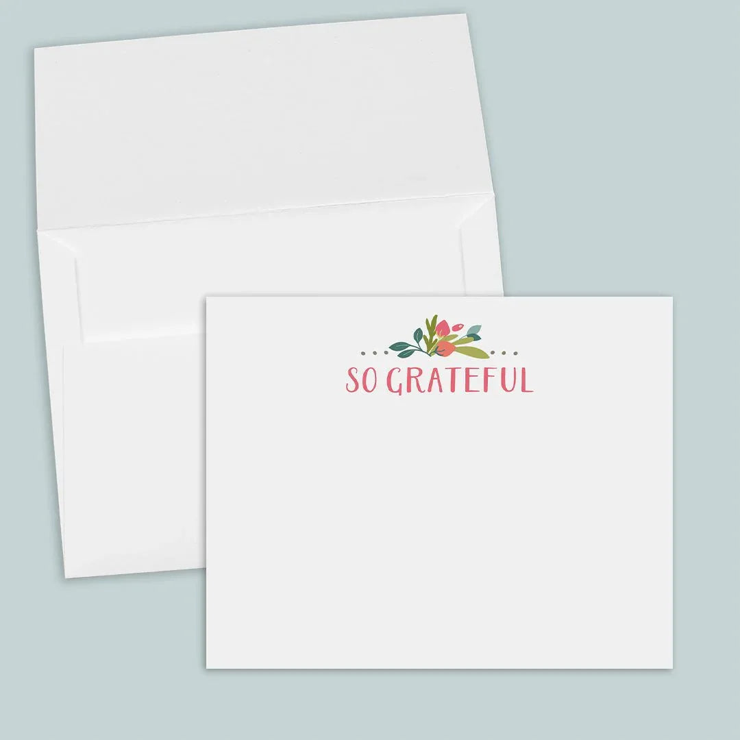 Pretty Floral - Thank You - The Note House