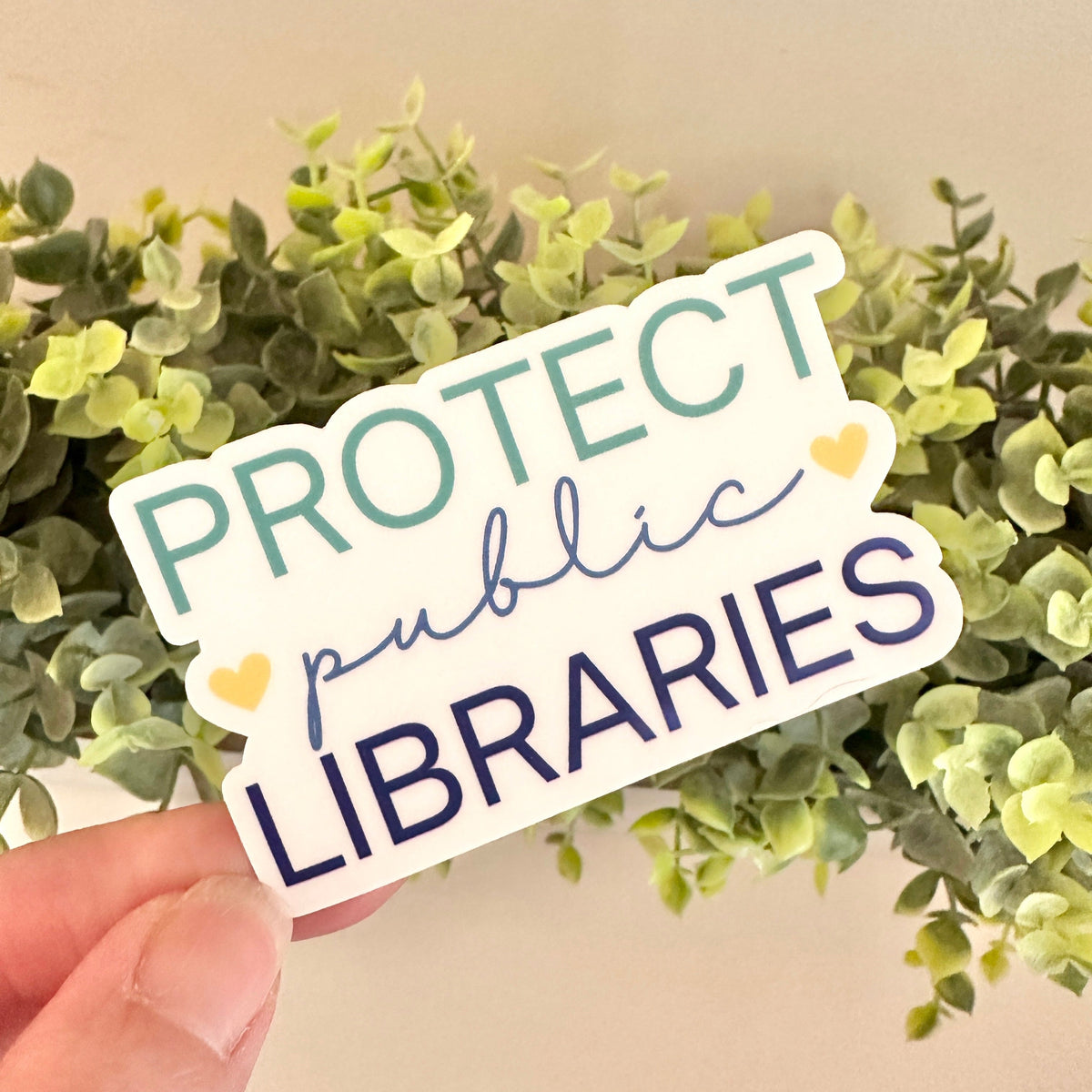 protect libraries sticker