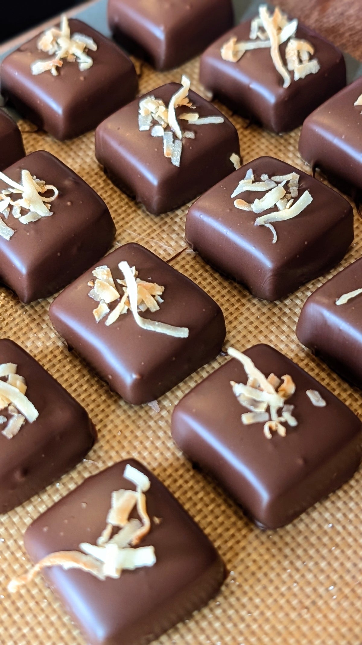 Chocolate Dipped Caramels
